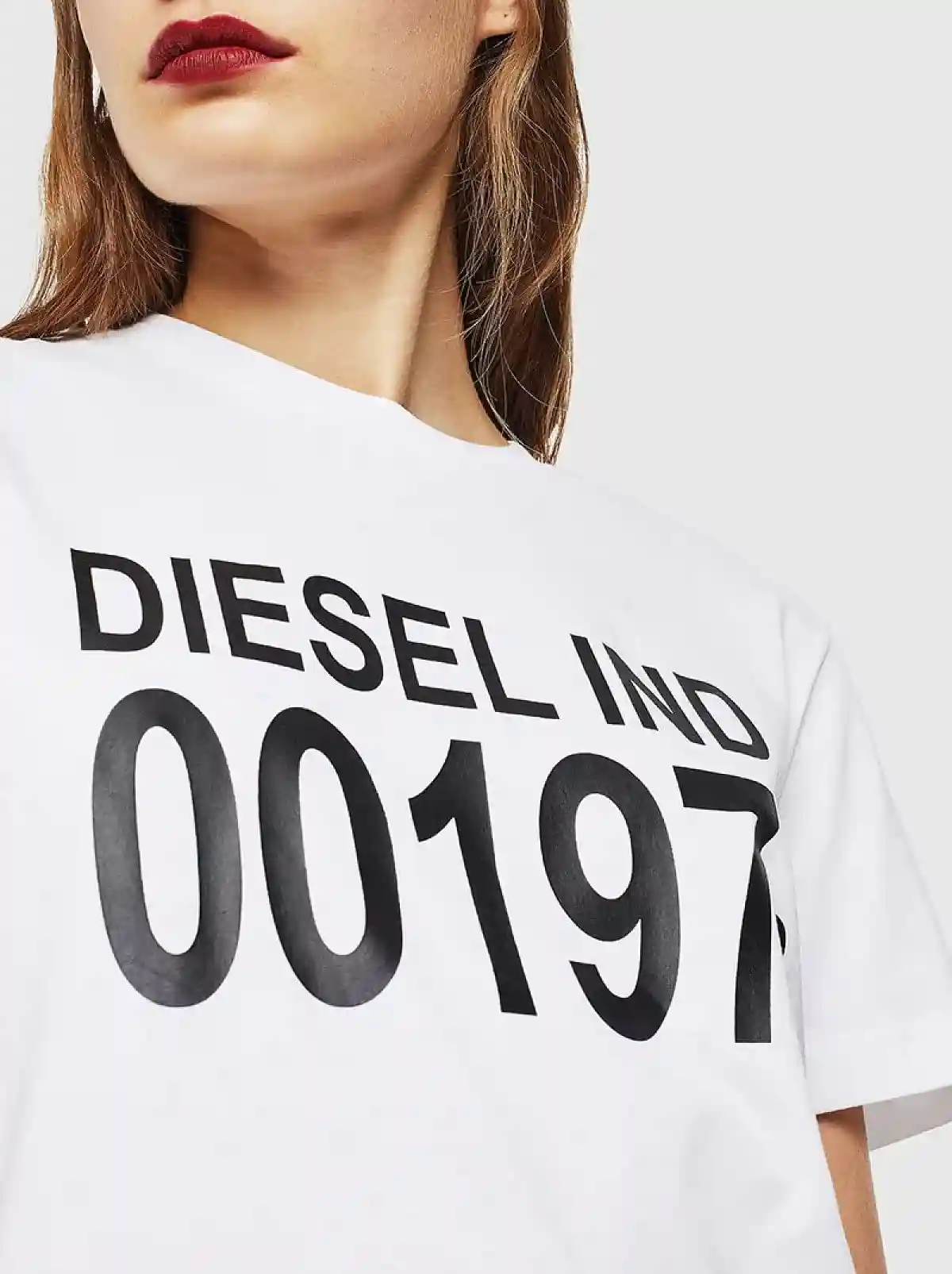 White Logo T-shirt in cotton