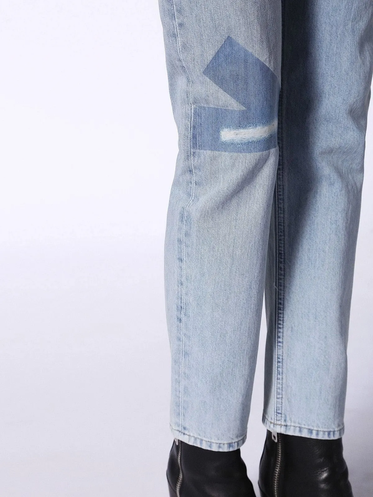 Blue Straight Fit Jeans- Neekhol