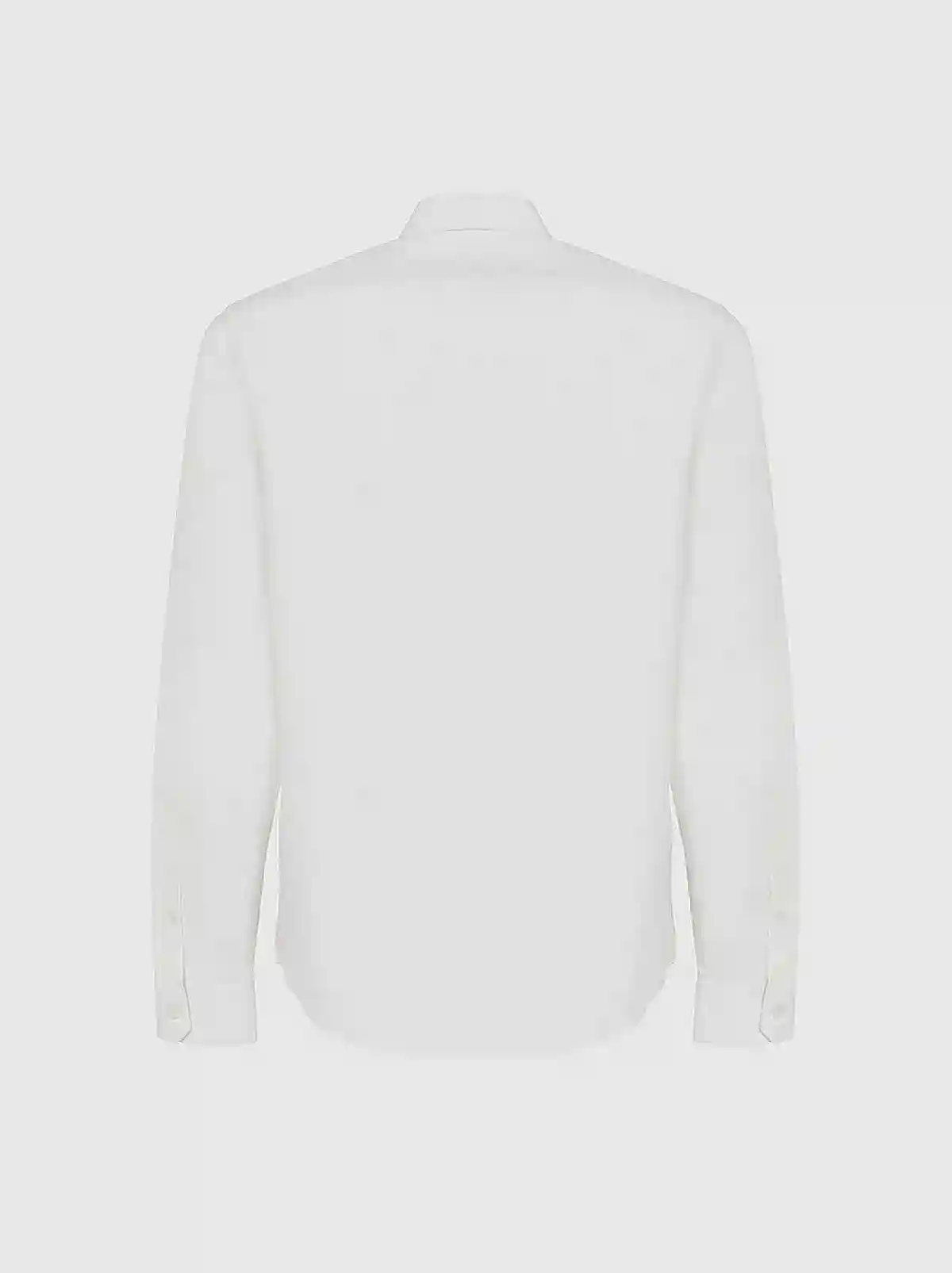 White Poplin shirt with Mohawk patch