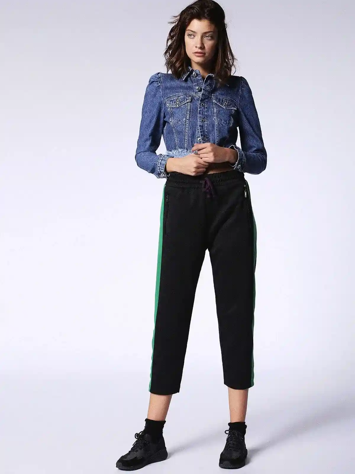 Black P-Logan-A Pantaloni Trousers