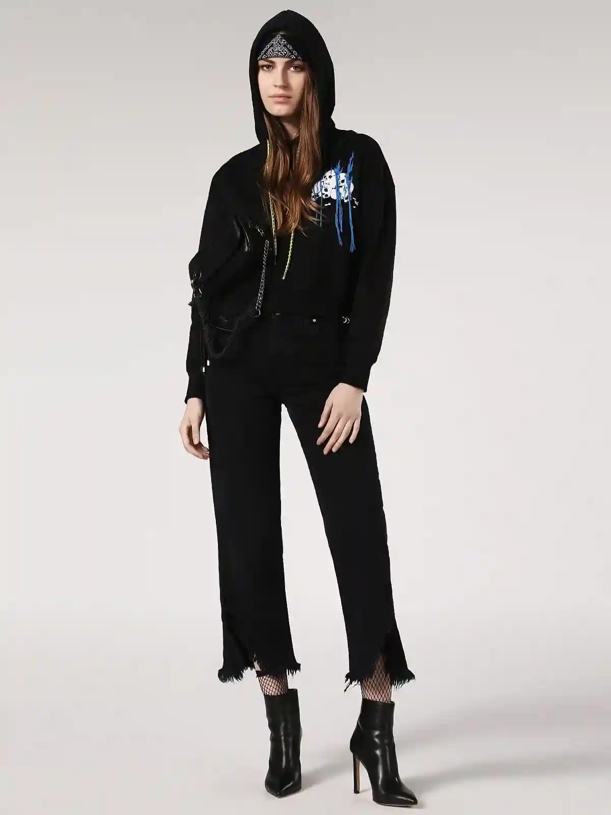 Black Straight Fit Jeans- Niclah