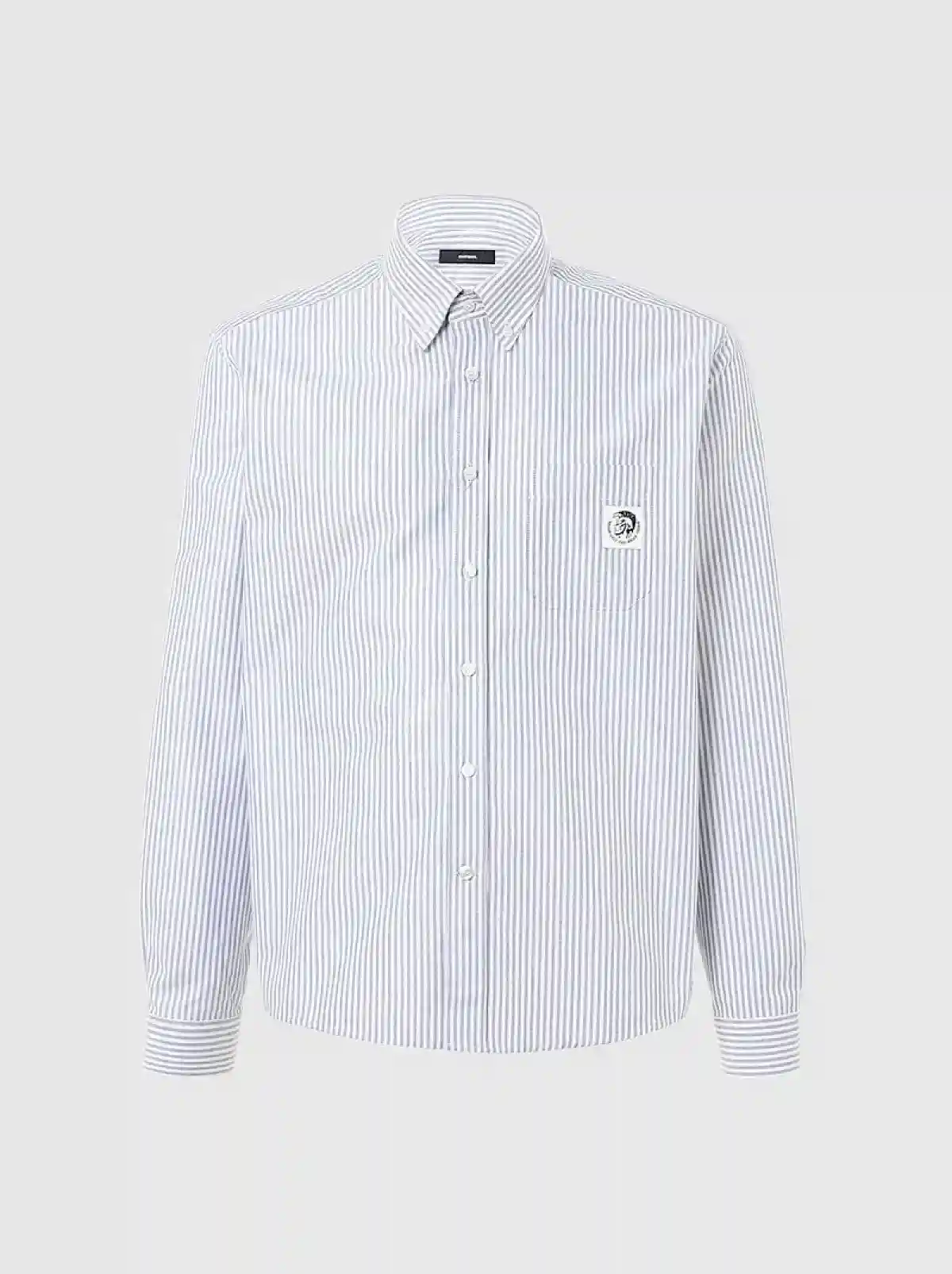 Multicolor Striped shirt with Mohawk patch