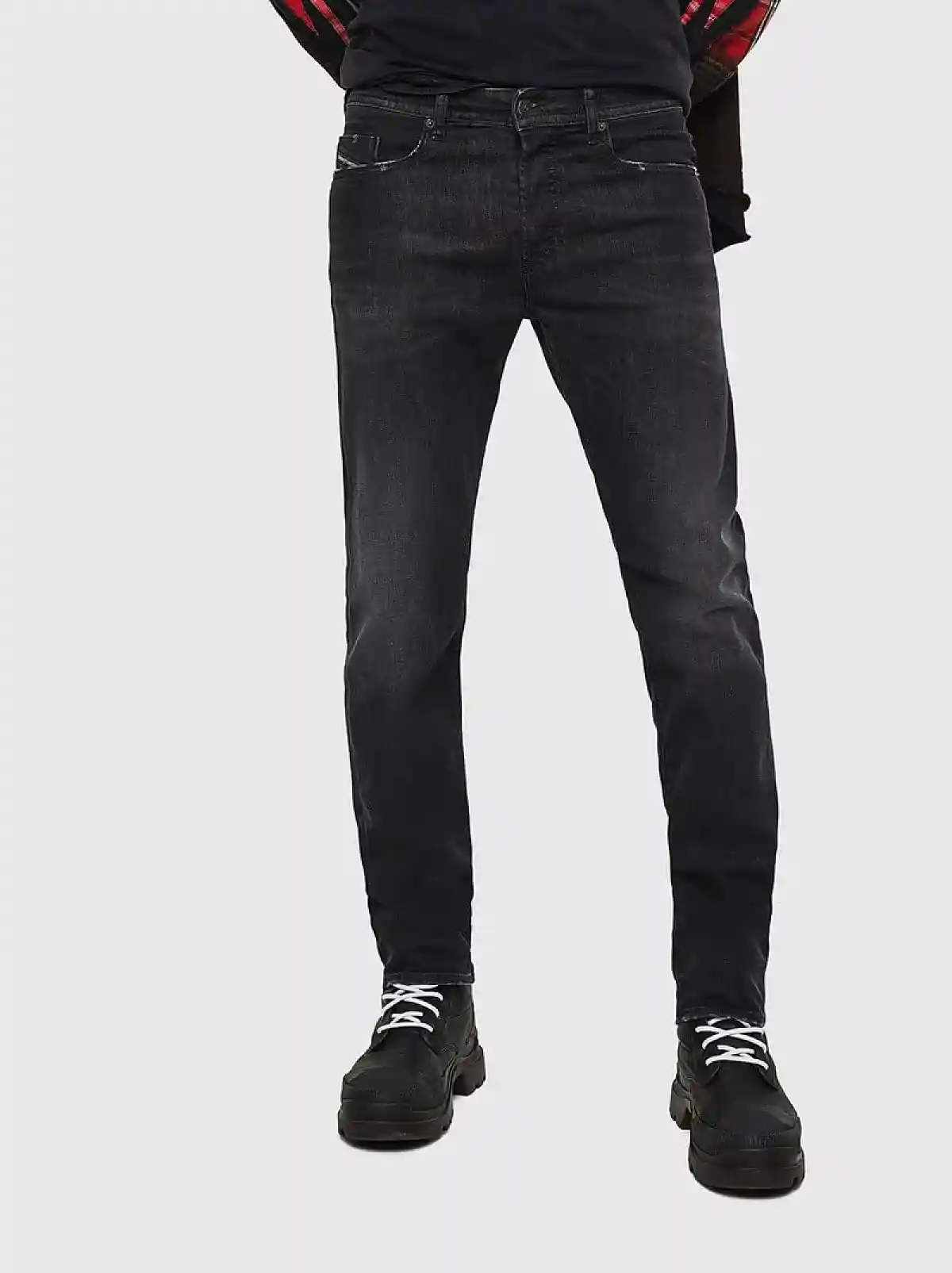 Black Tapered fit Jeans- Buster