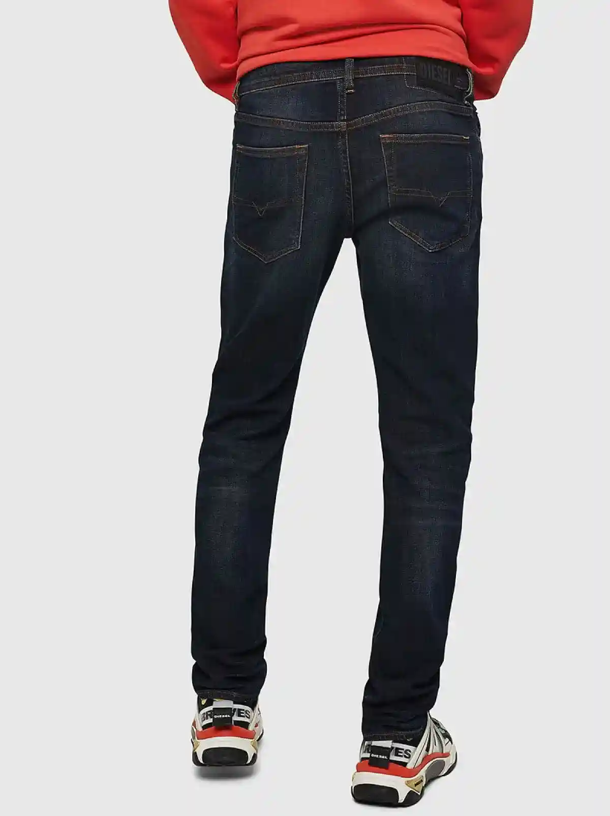 Blue Tapered fit Jeans-Buster