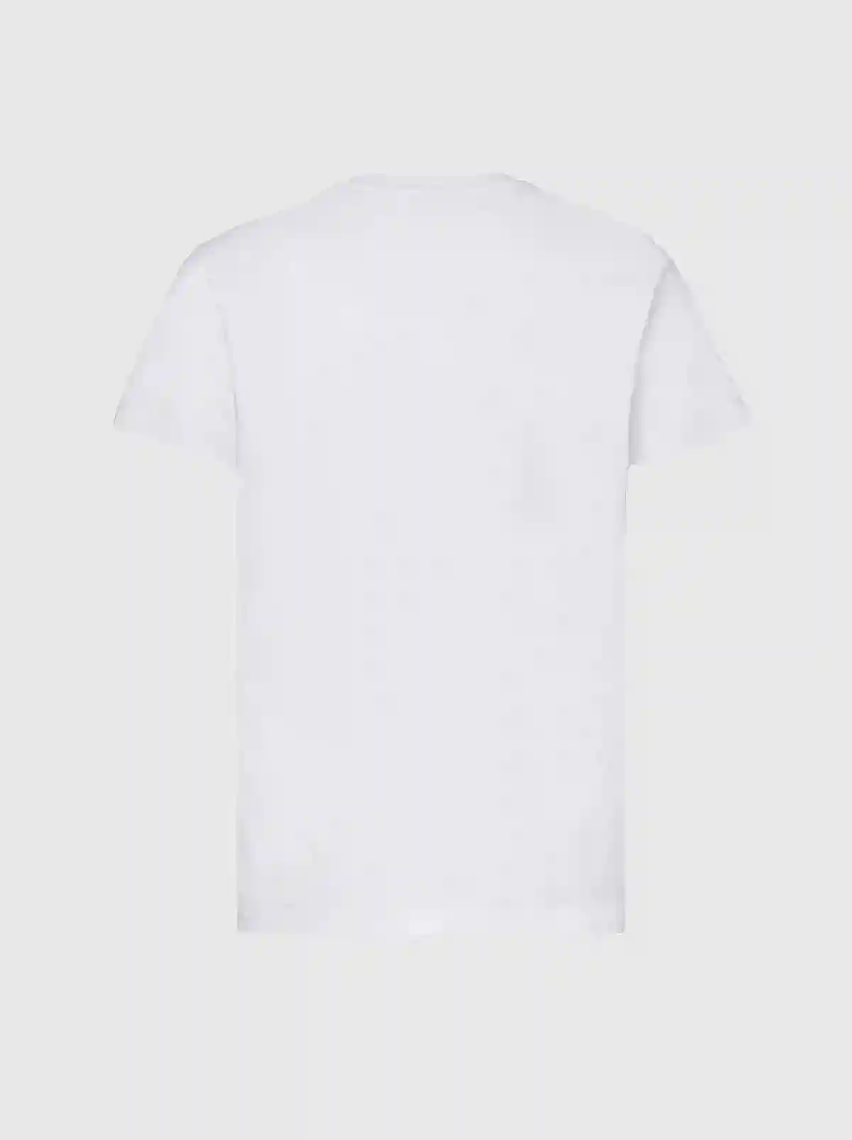 White T-shirt with dual logo print