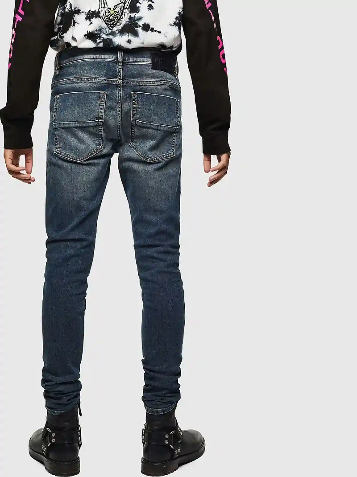 Blue Skinny fit Jeans-D-Amny