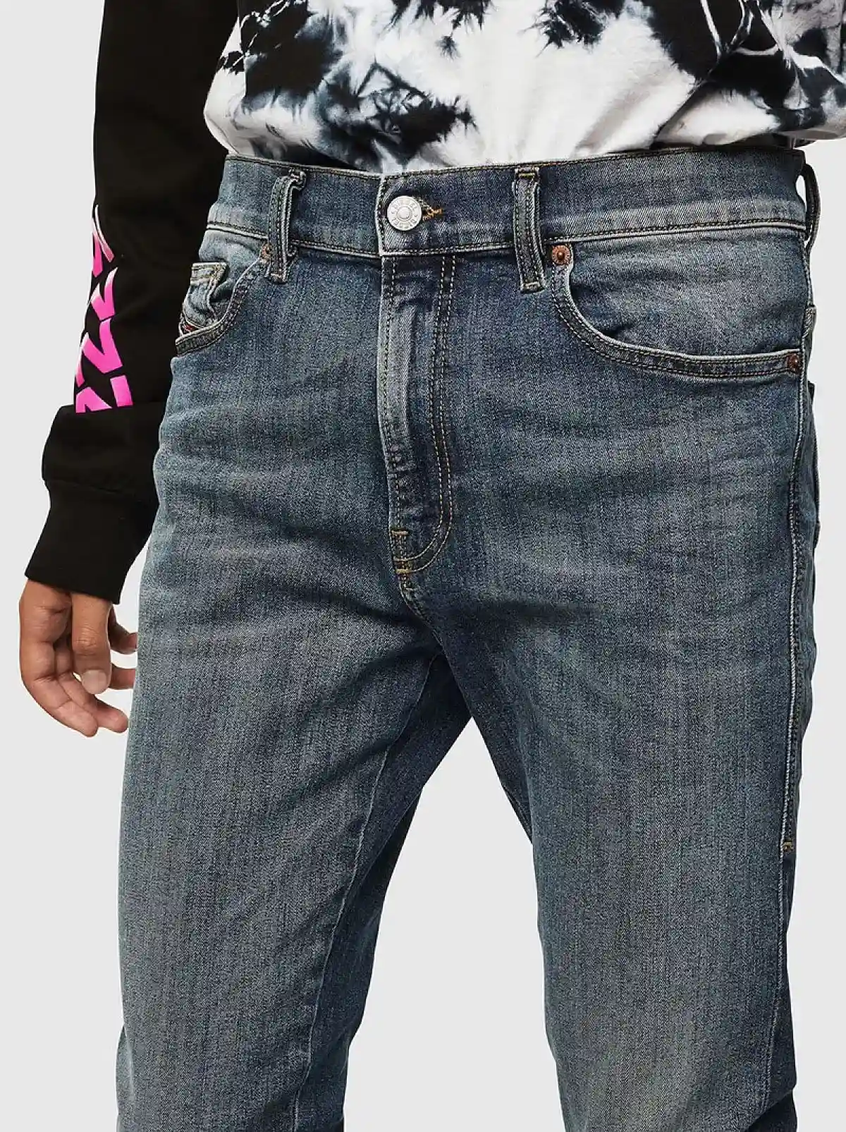 Blue Skinny fit Jeans-D-Amny