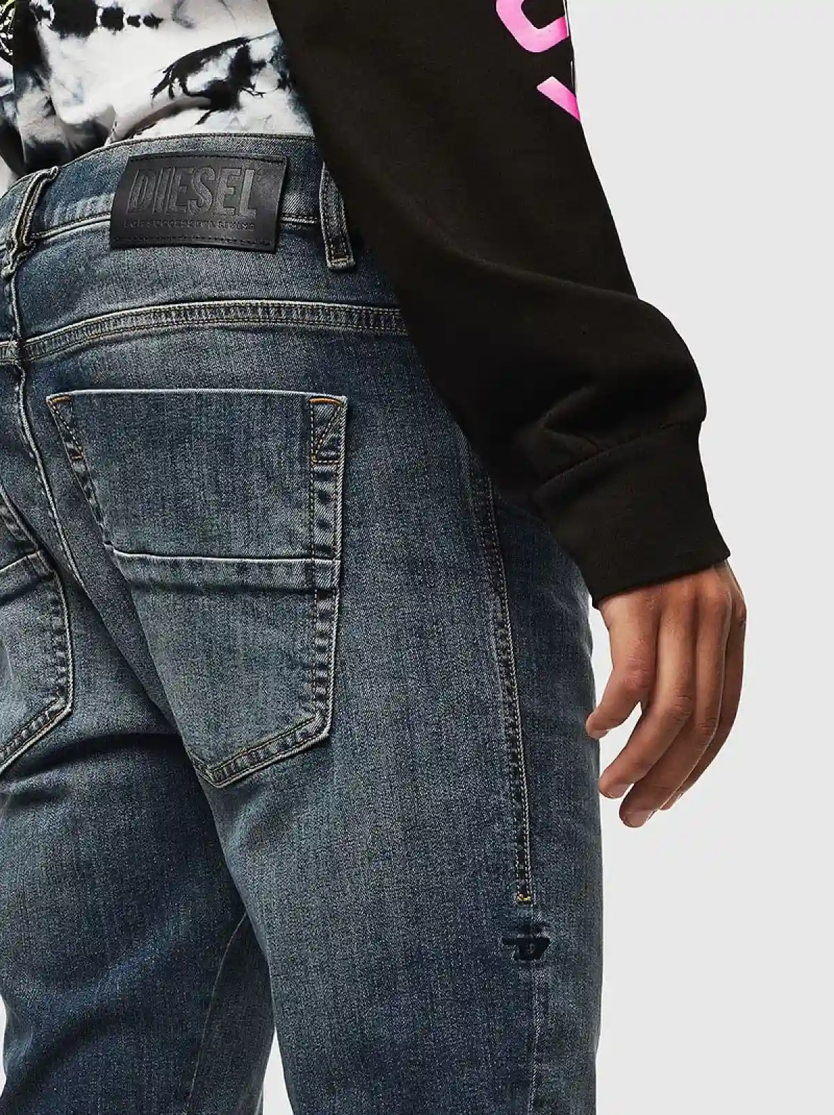 Blue Skinny fit Jeans-D-Amny