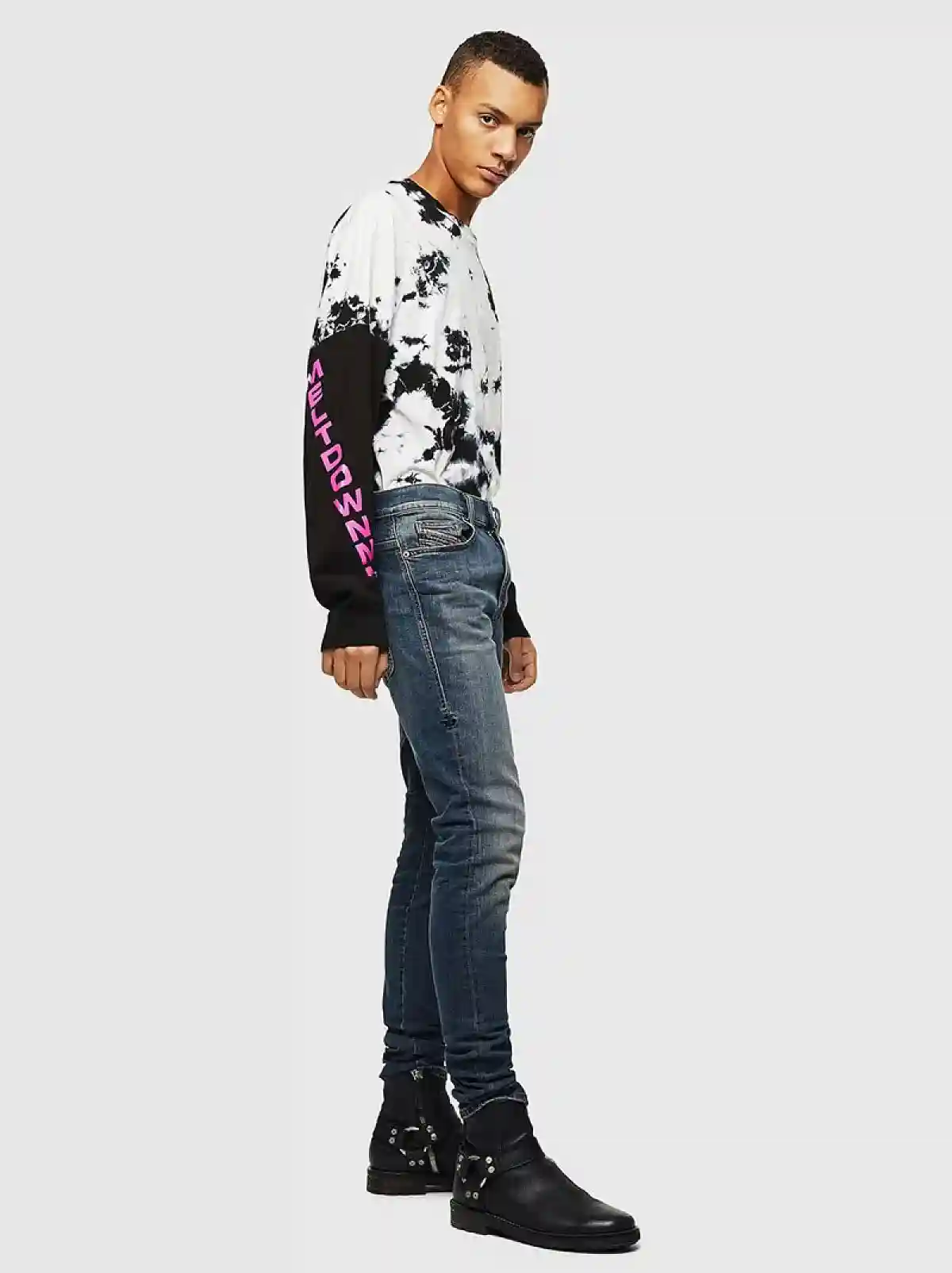 Blue Skinny fit Jeans-D-Amny