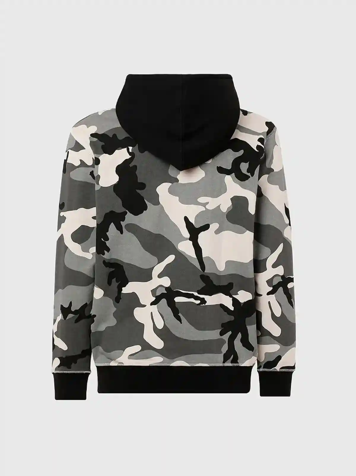 Multicolor Hoodie with camo print