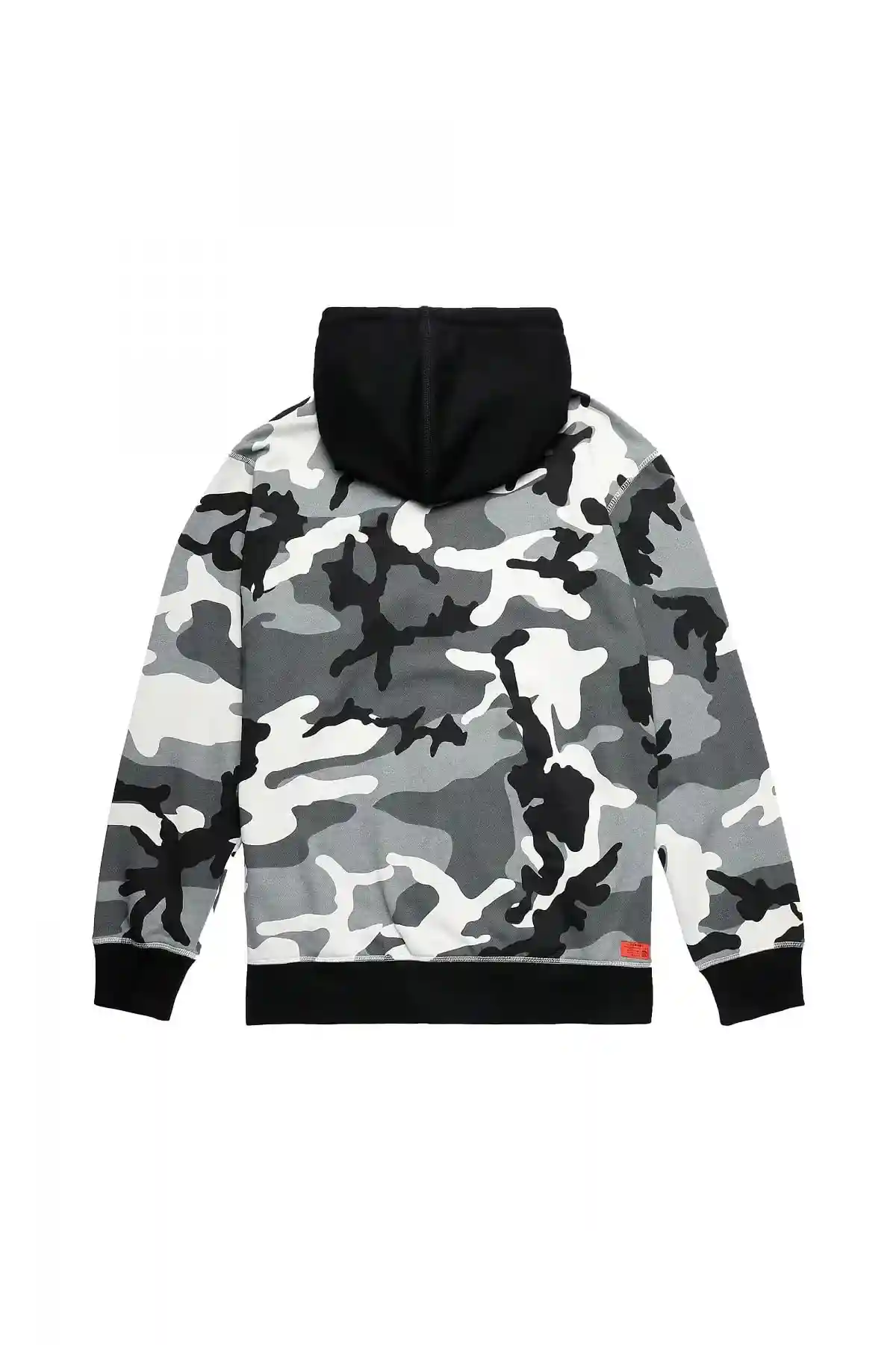 Multicolor Hoodie with camo print