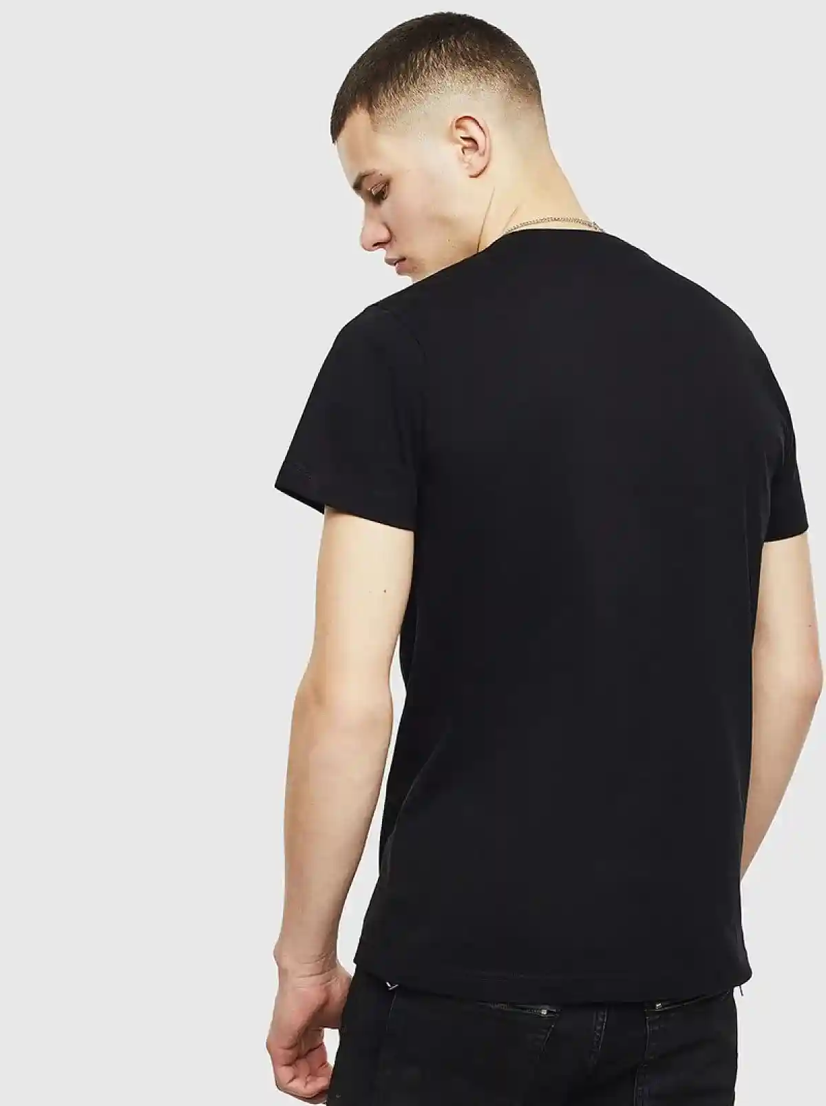 Black T-shirt with Diesel Industry logo