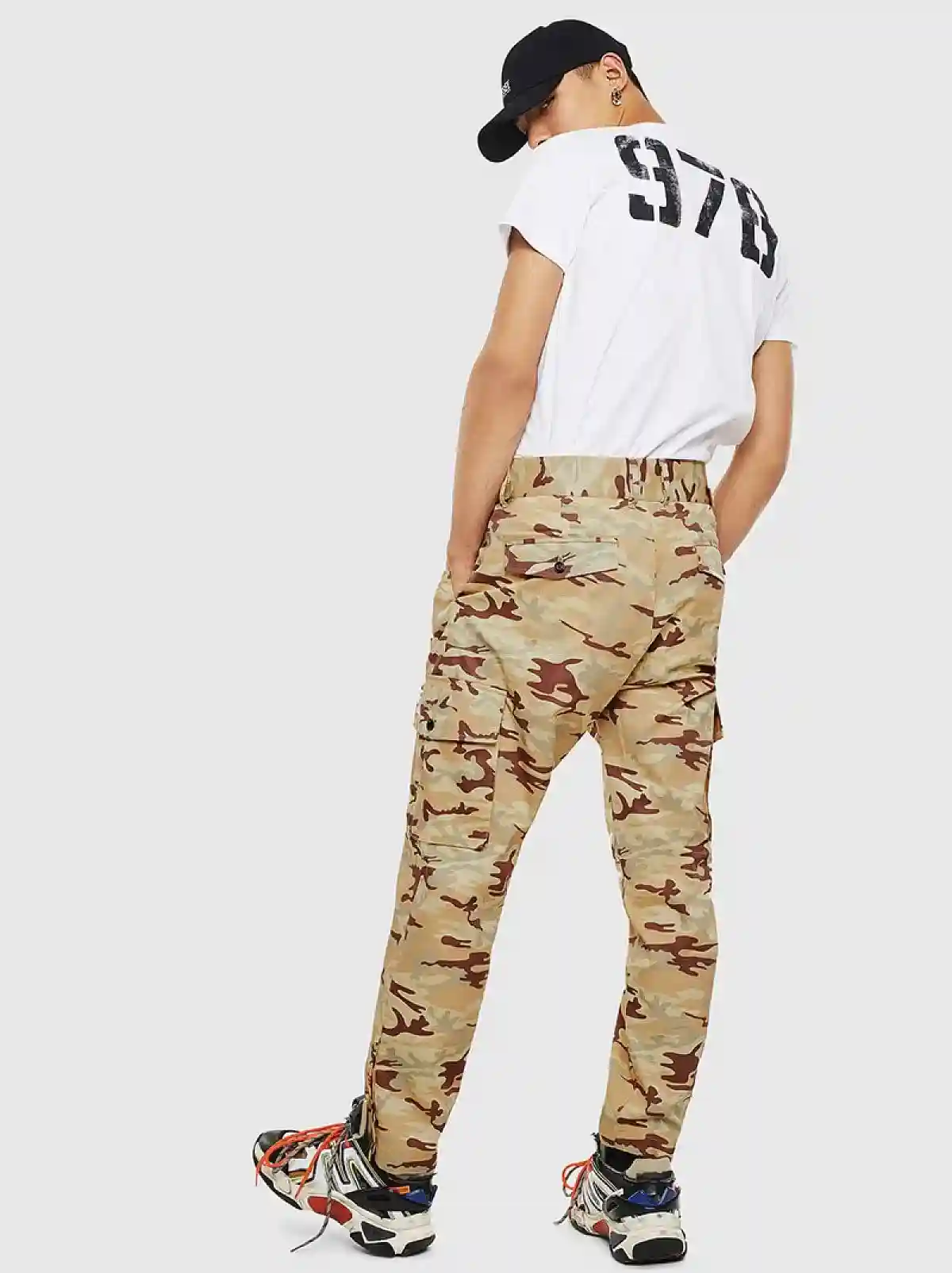 White T-shirt with faded 978 print