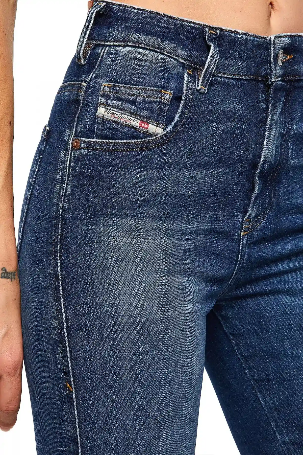 Blue Super skinny Jeans-1984 SLANDY-HIGH
