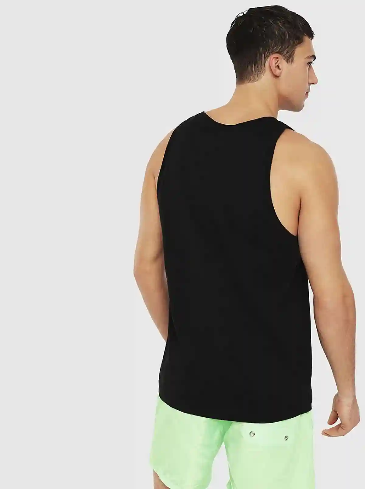Black Tank top with contrast pocket