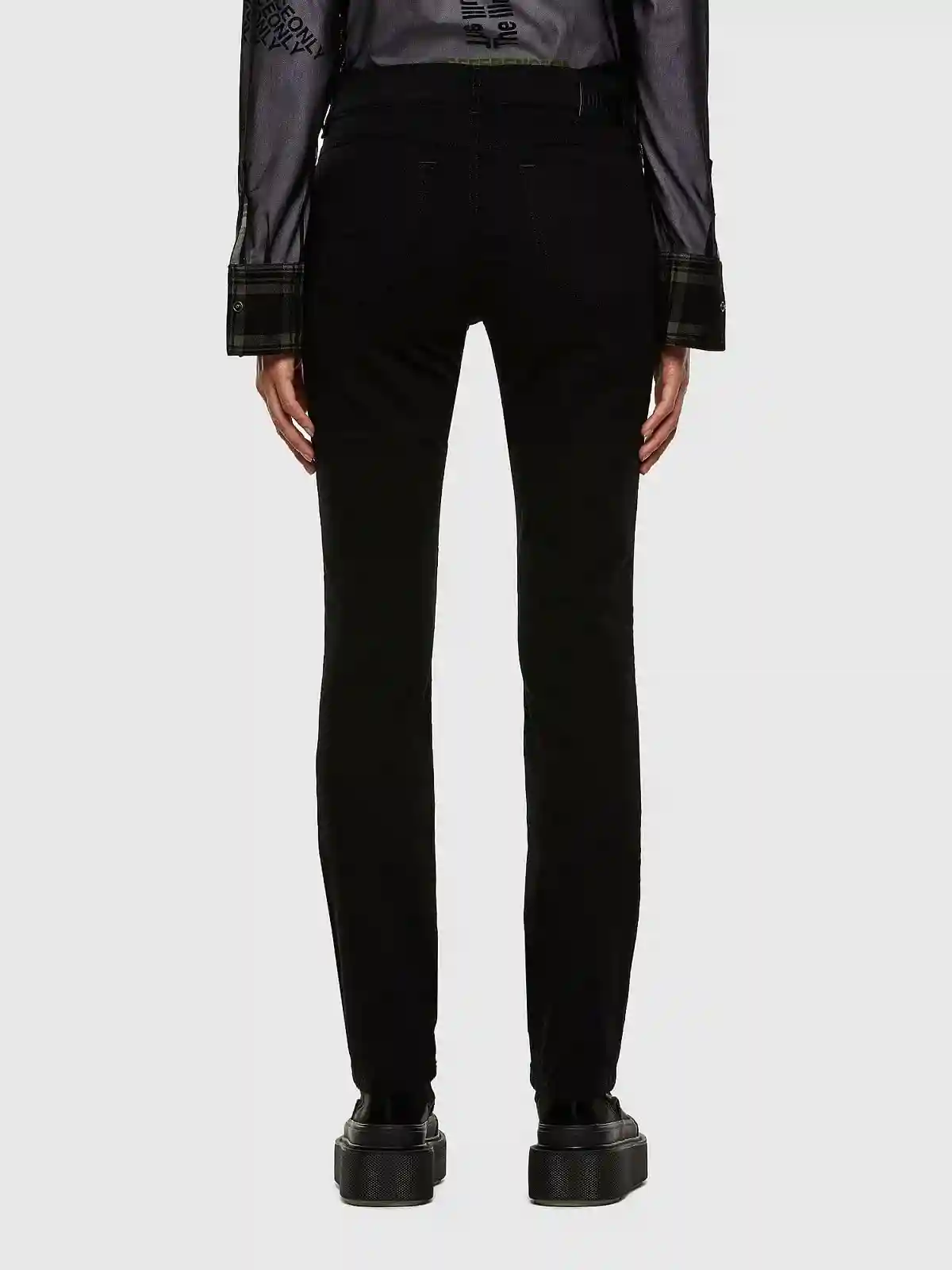 Black Straight Jeans-Sandy