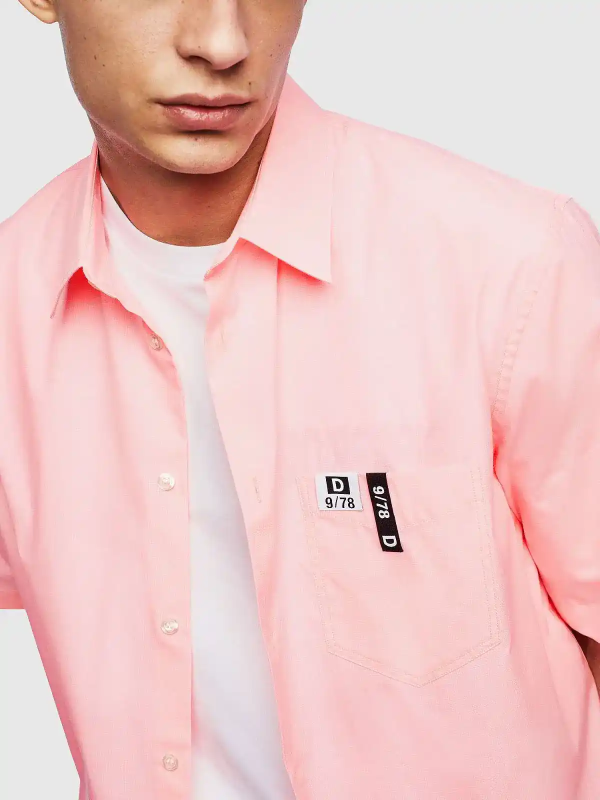 Blue Fluo short-sleeve shirt