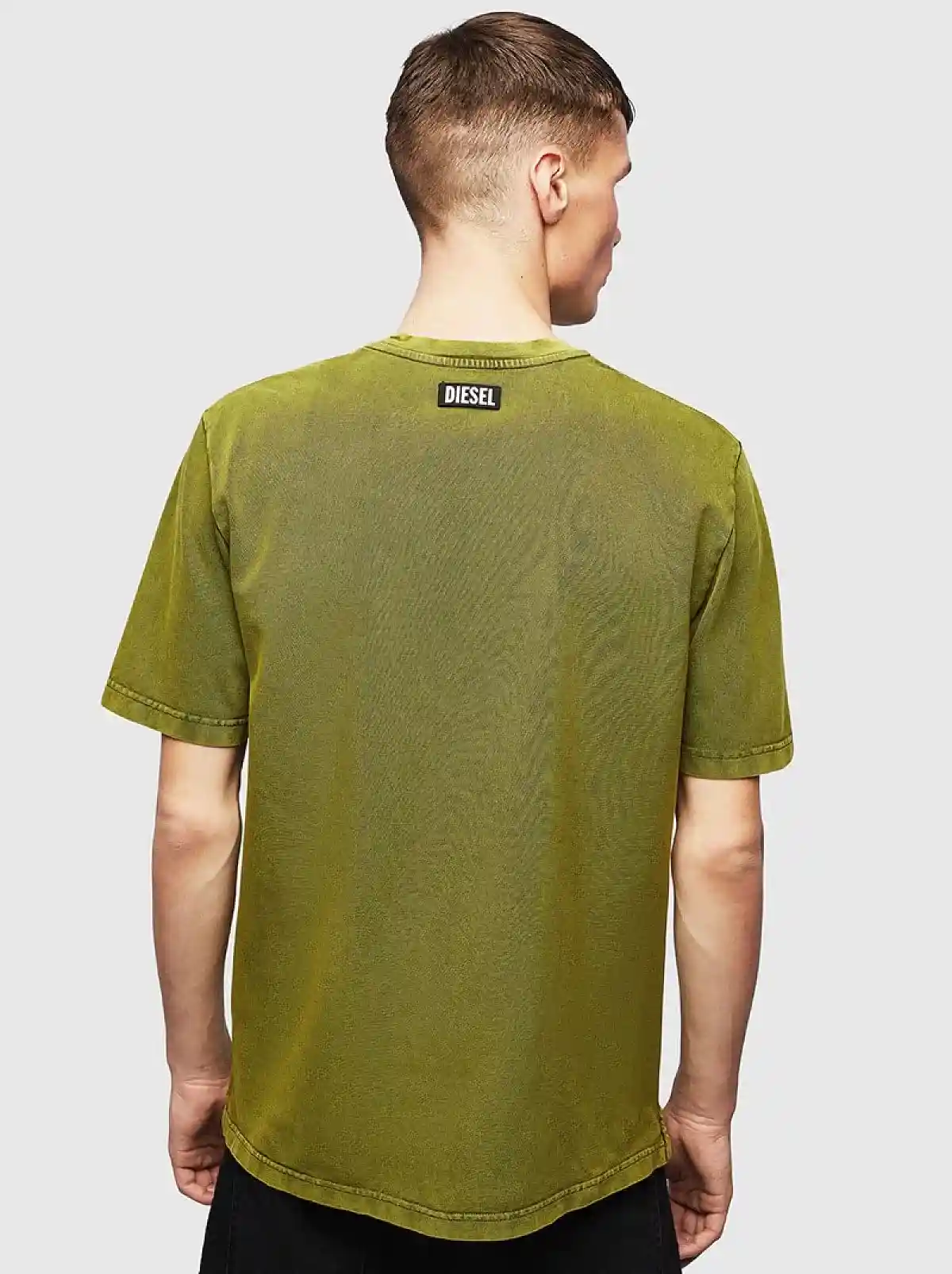 Yellow T-shirt in cotton piquè