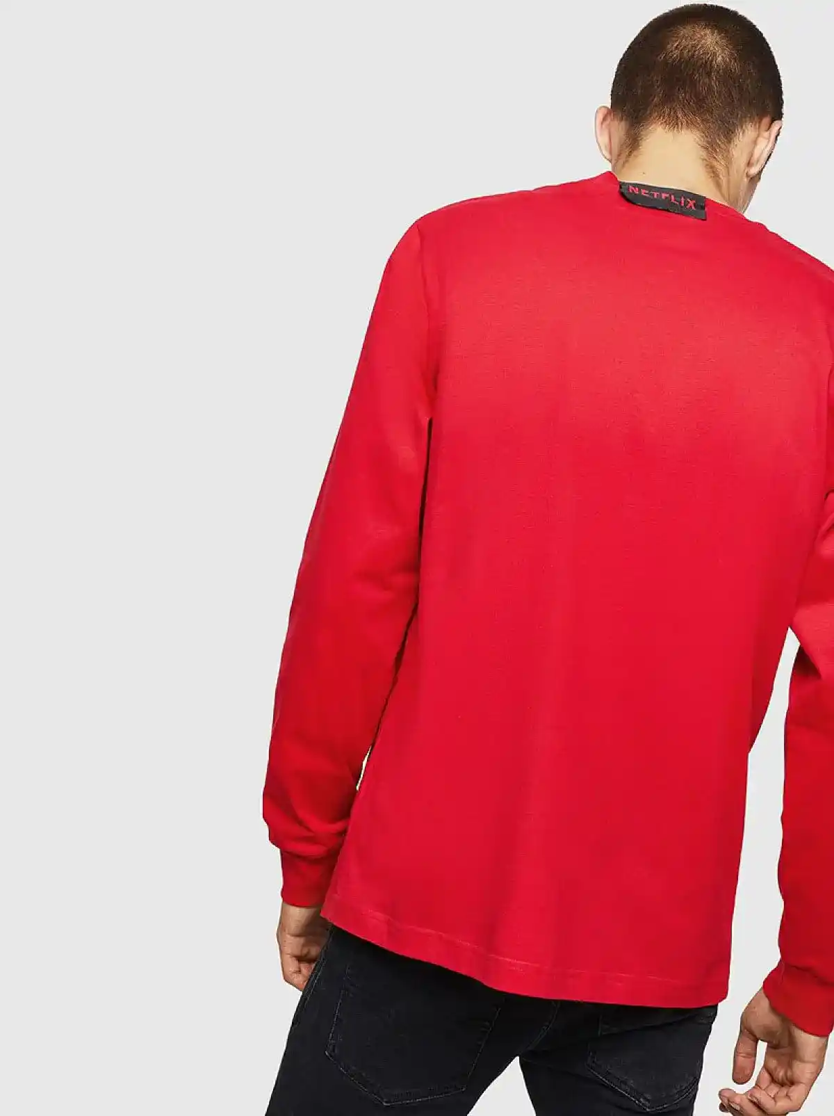 Red Palermo long-sleeve T-Shirt Diesel x La Casa de Papel
