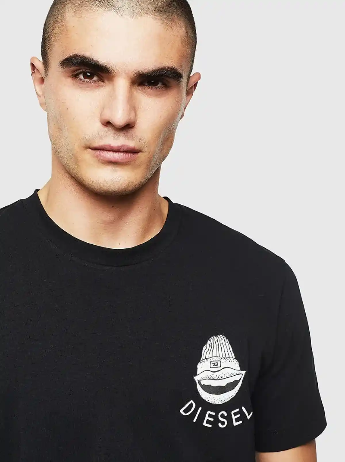 Black Pyjama set with all-over motif