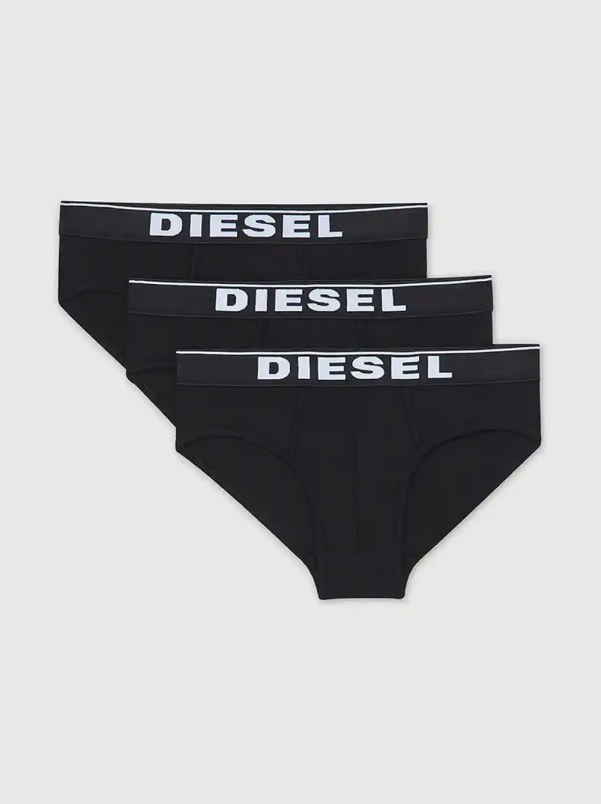 Multicolor 3 pack briefs with tonal waistaband
