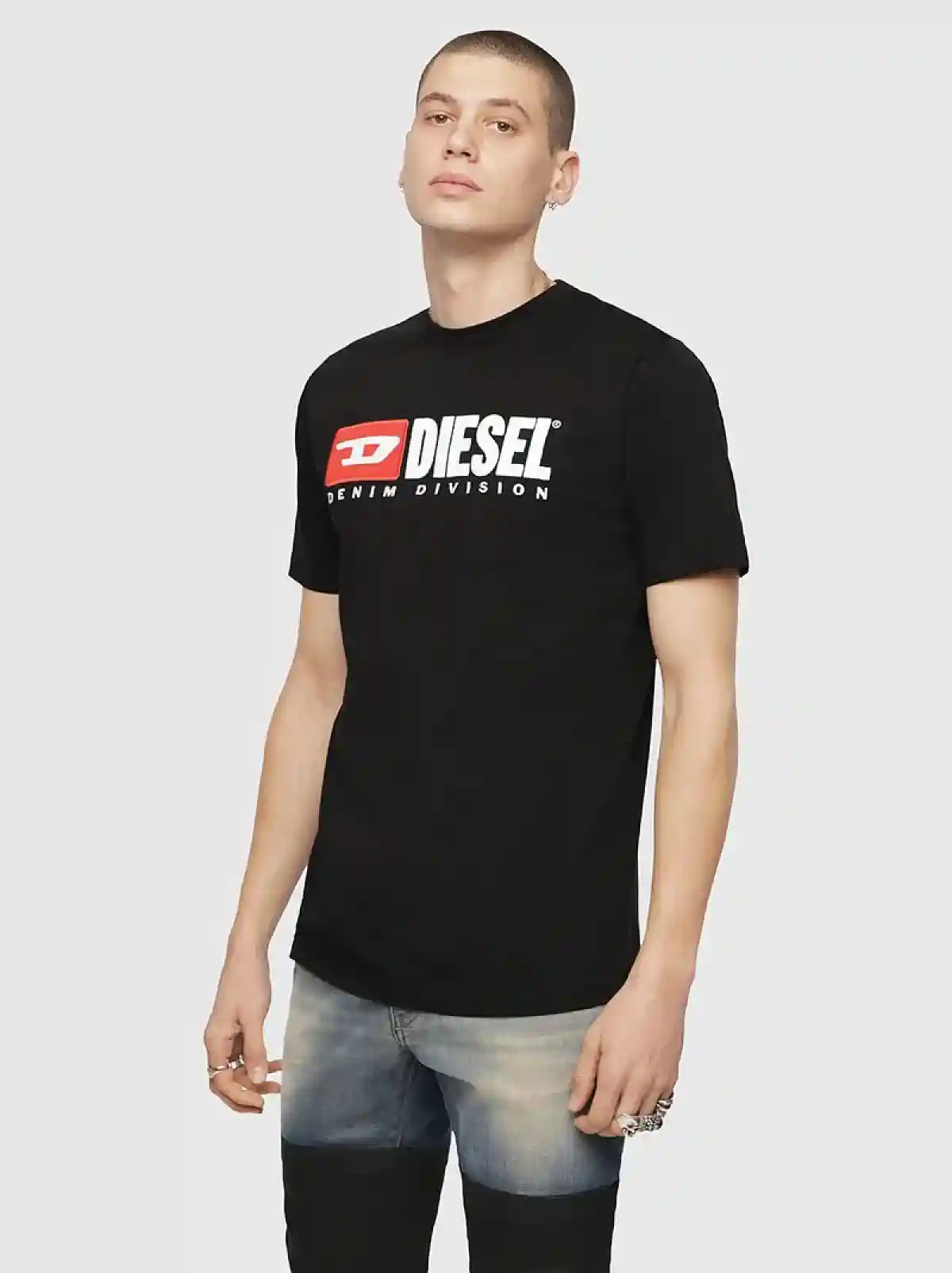 Black T-Shirt with Diesel 90s logo