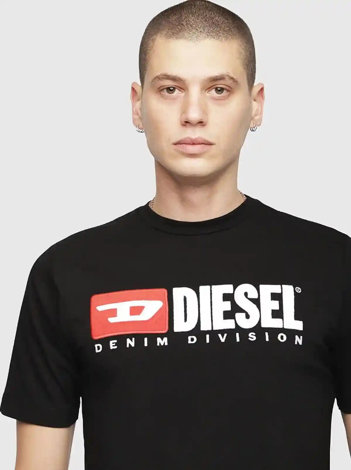 Black T-Shirt with Diesel 90s logo