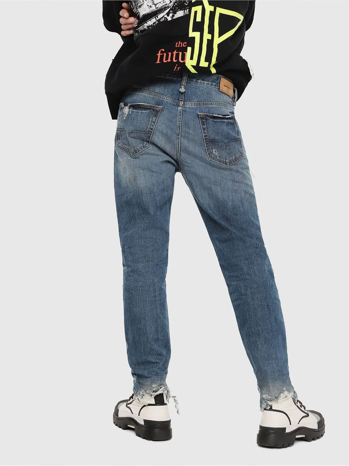Blue Slim Jeans-Mharky