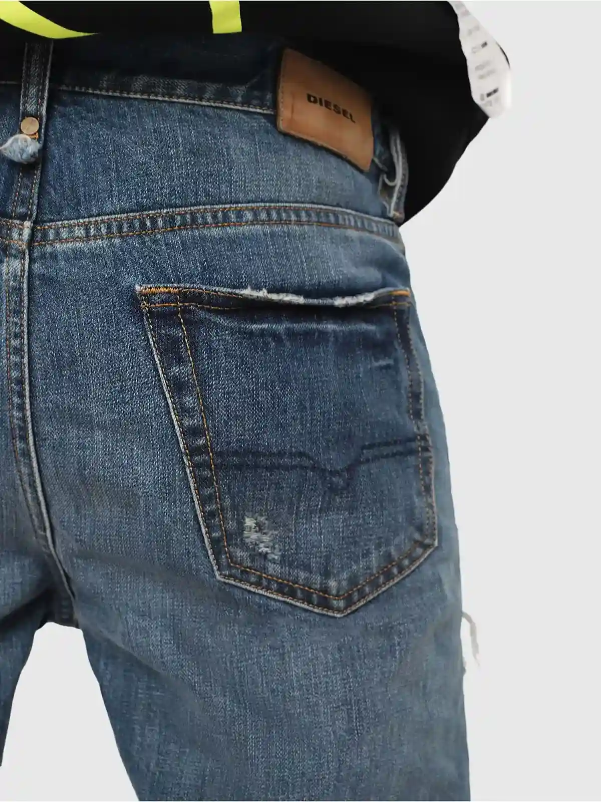 Blue Slim Jeans-Mharky
