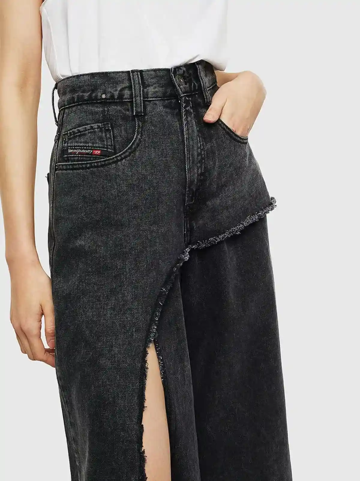 Black Wide Jeans-D-Izzier