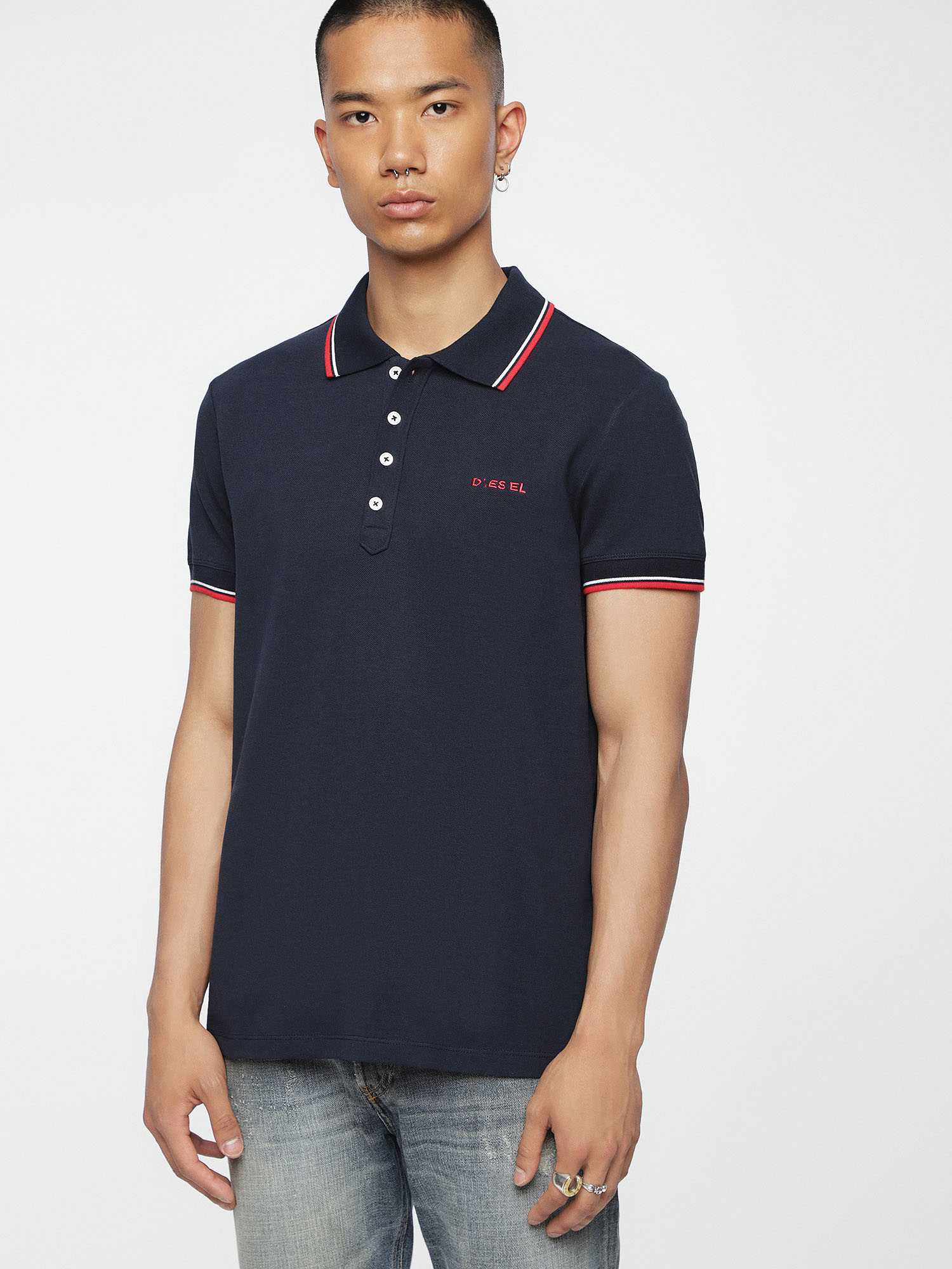 Diesel T-RANDY-BROKEN POLO T-shirt