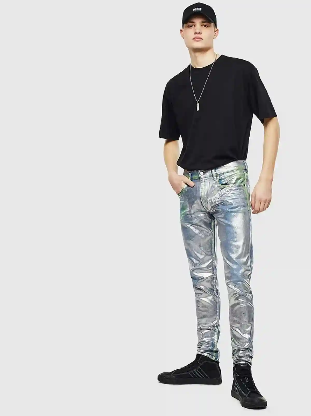Blue Slim fit Jeans- D-Strukt