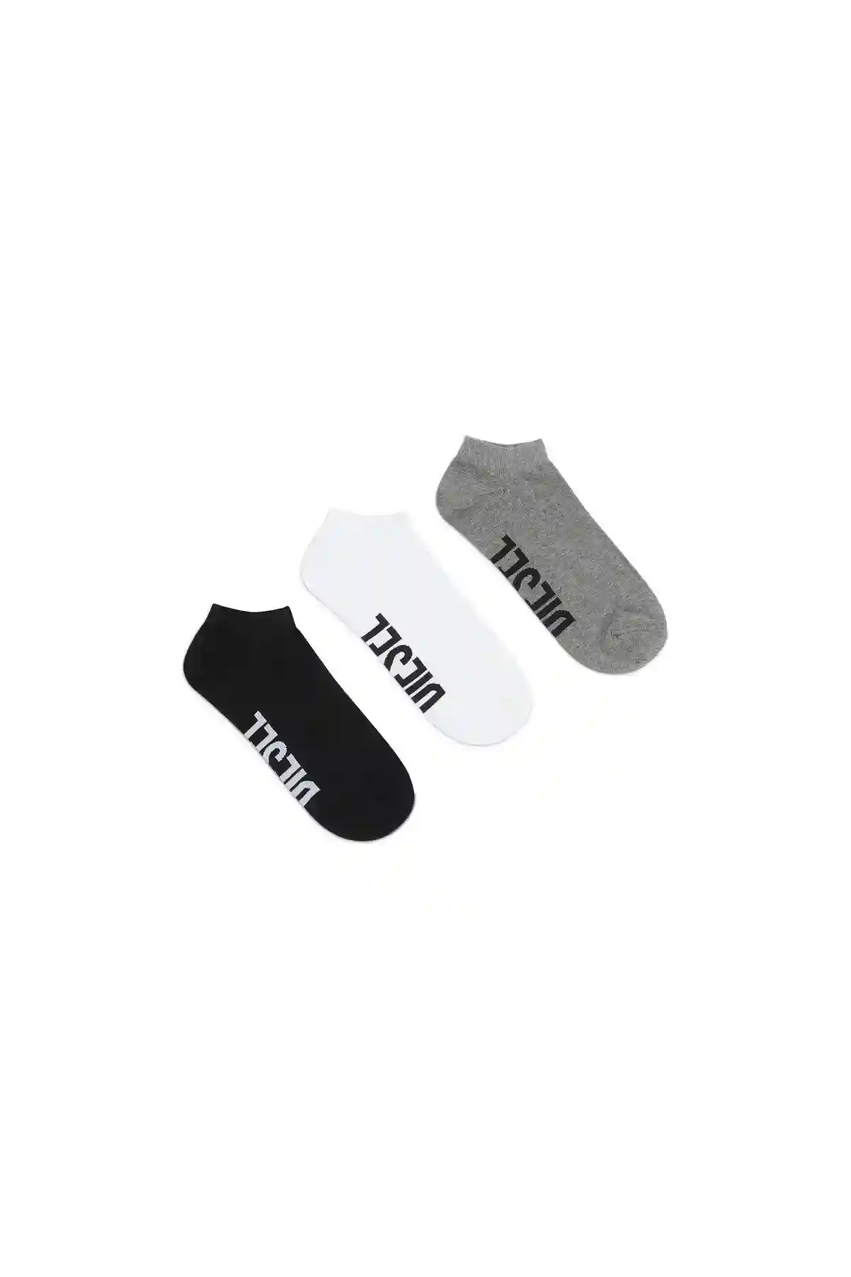 Multi Three-pack low-cut logo socks