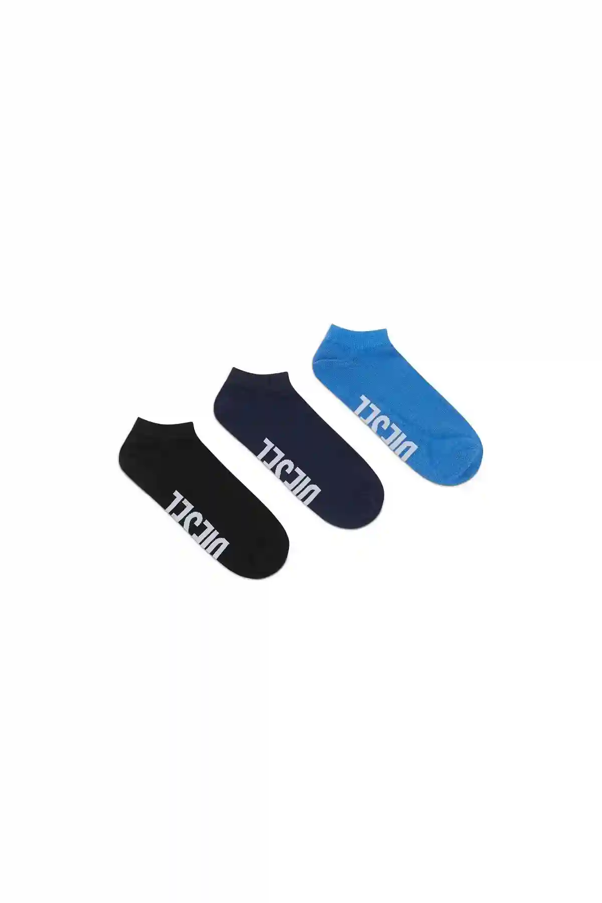 Multicolor Three-pack low-cut logo socks