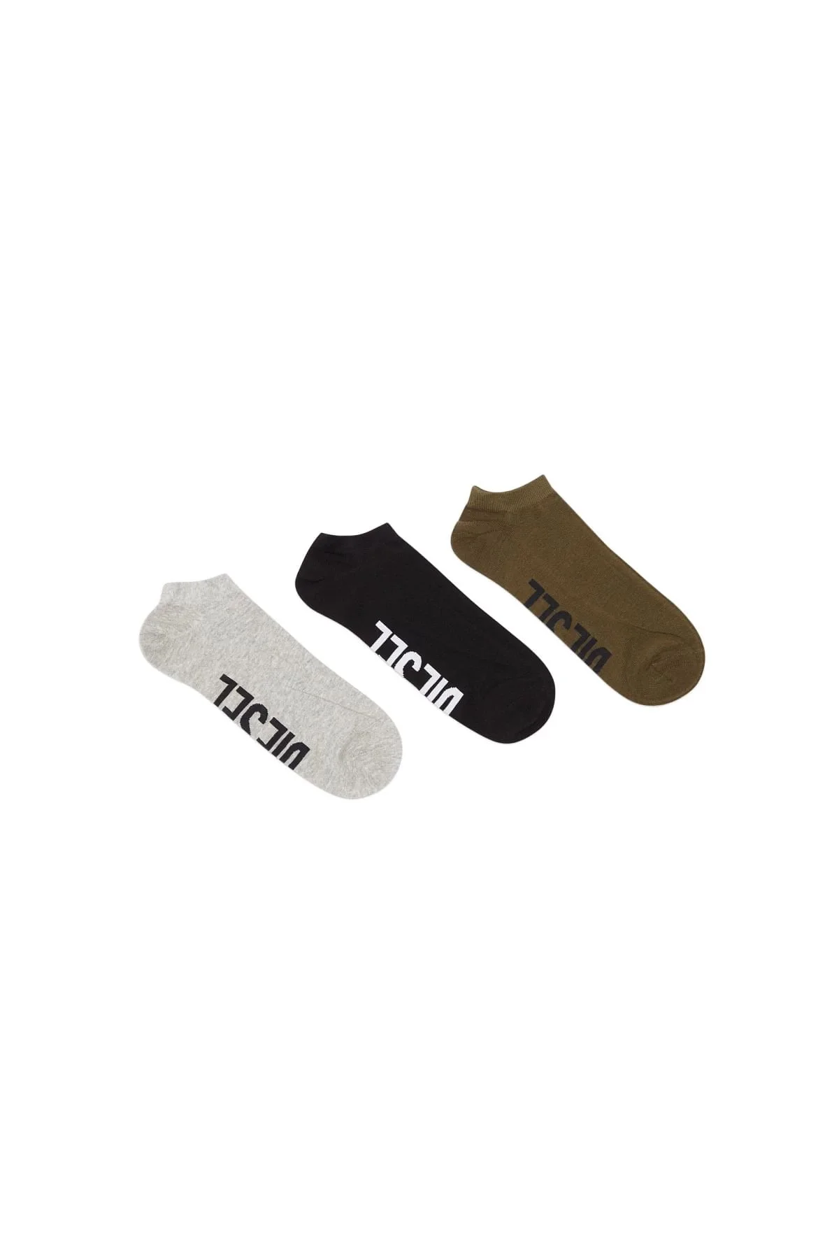 Multicolor Three-pack low-cut logo socks