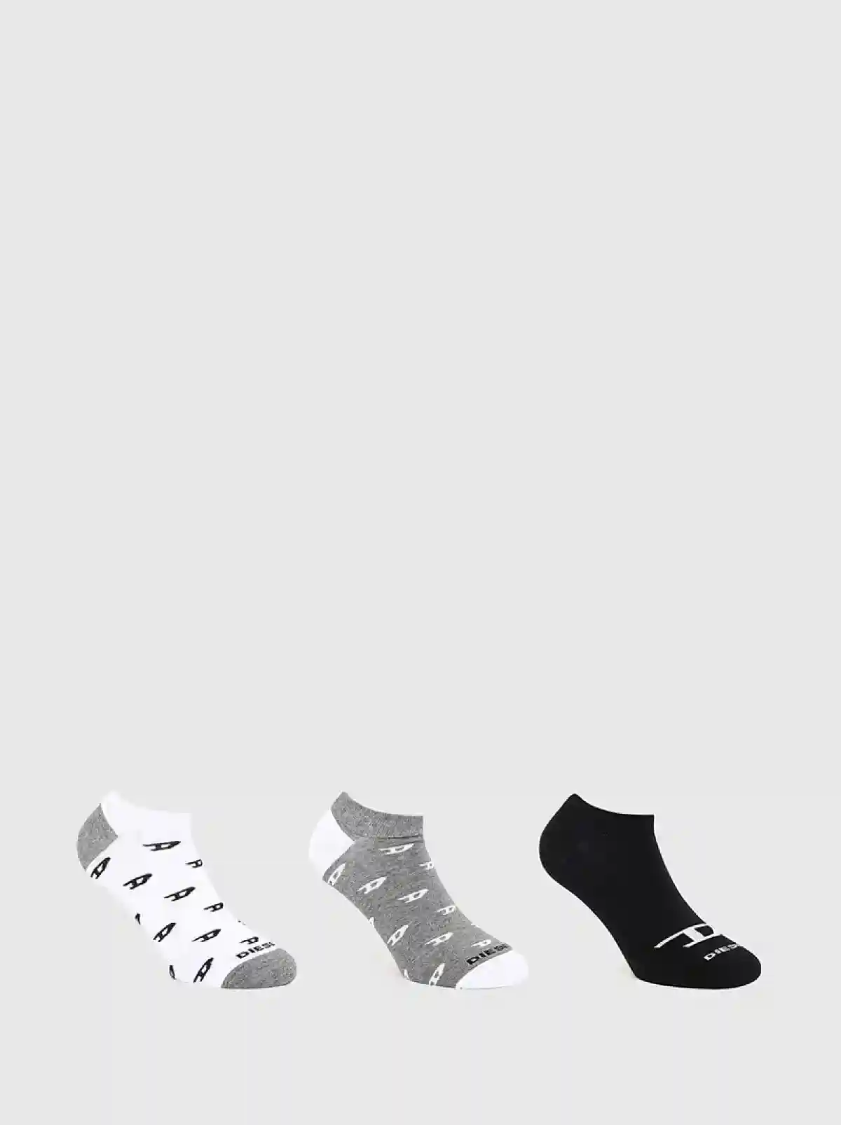 Multicolor Three-pack of mixed low-cut socks
