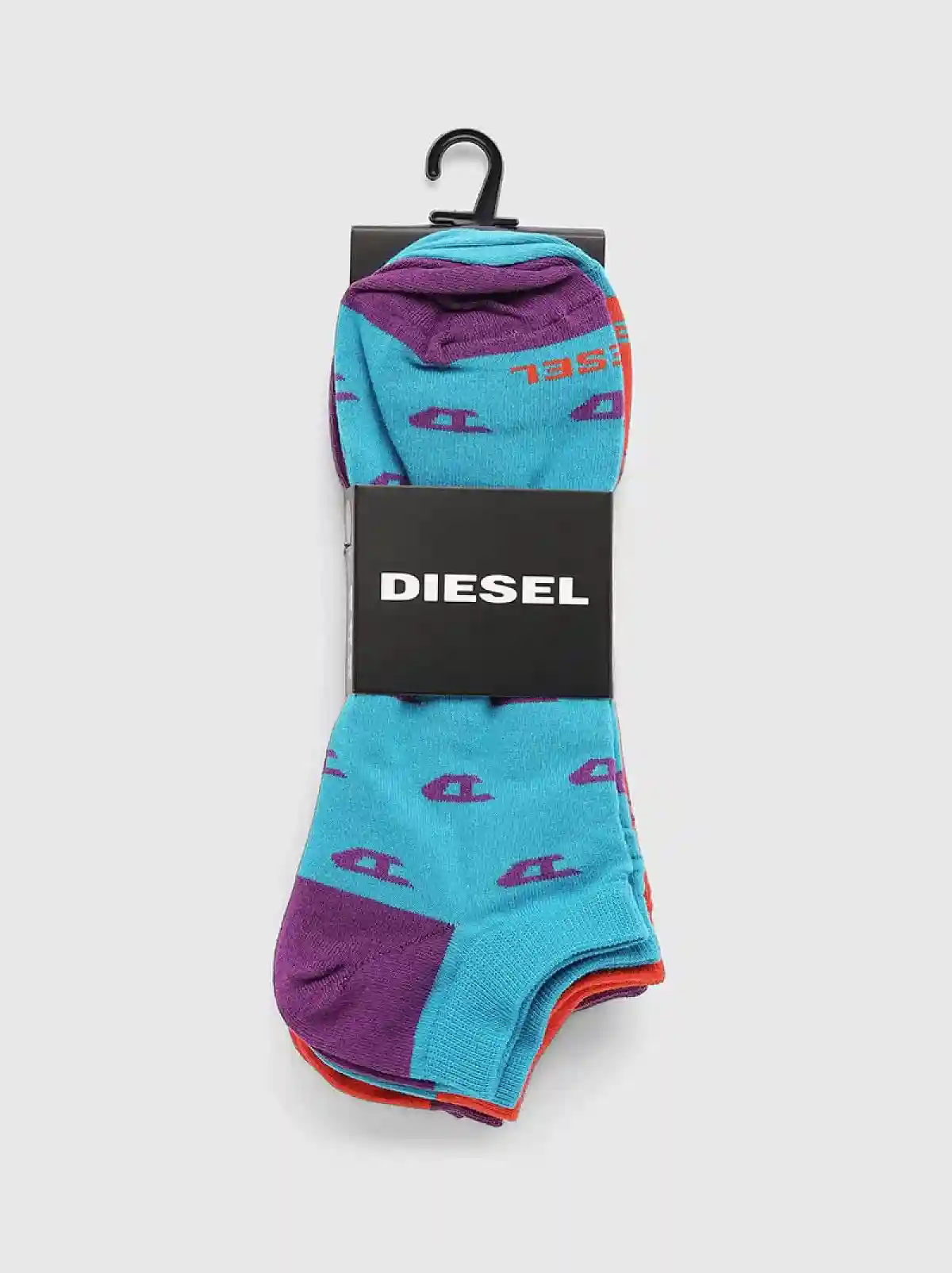 Multicolor Three-pack of mixed low-cut socks