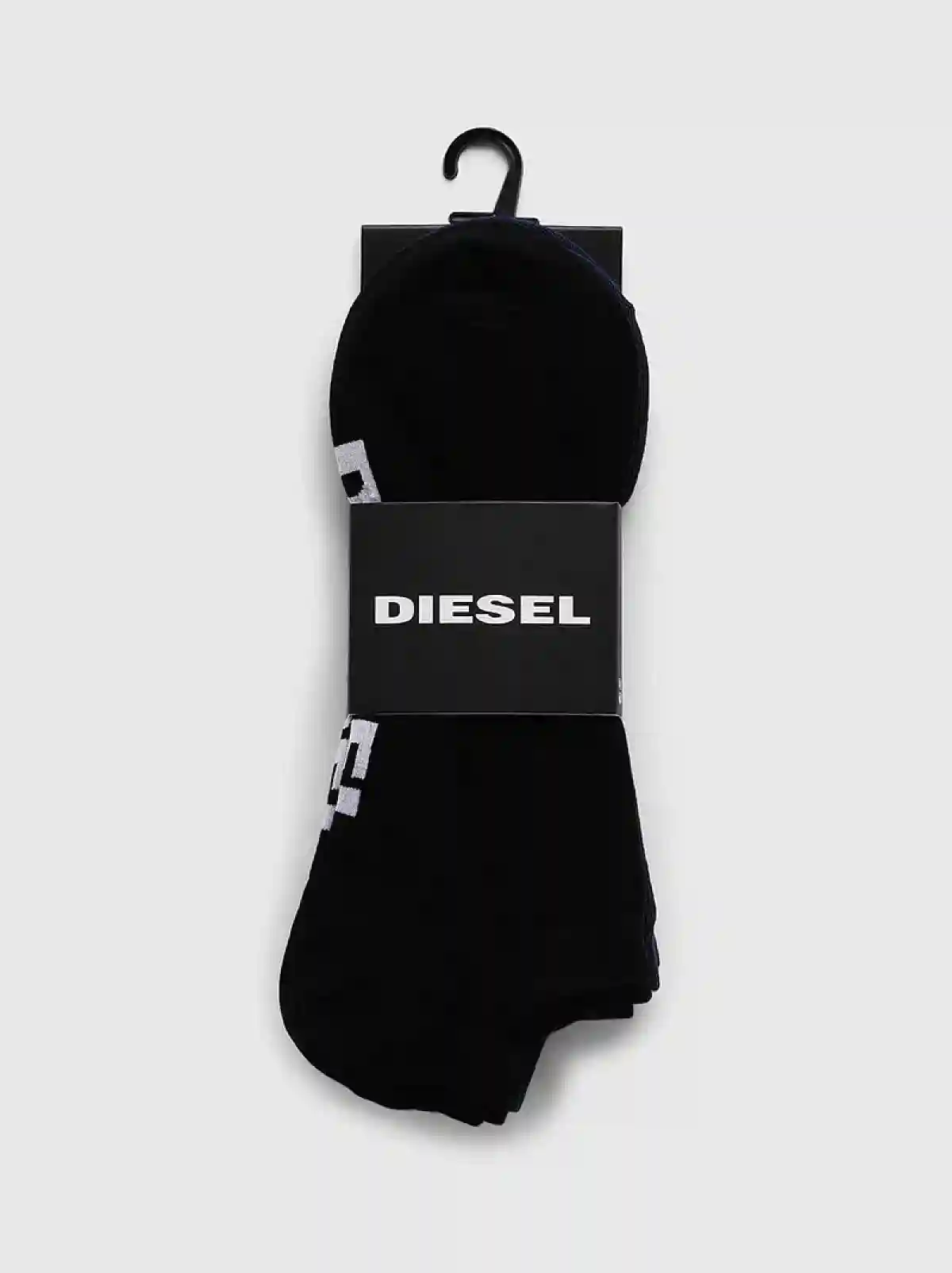 Multicolor Three-pack of D-pattern low-cut socks