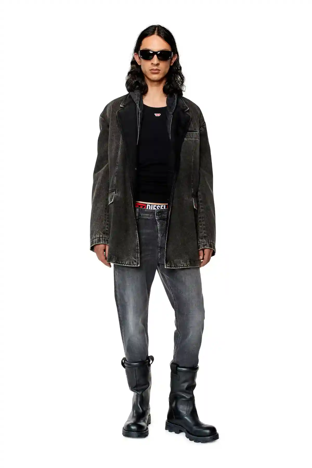 Black Slim Jeans-D-Luster