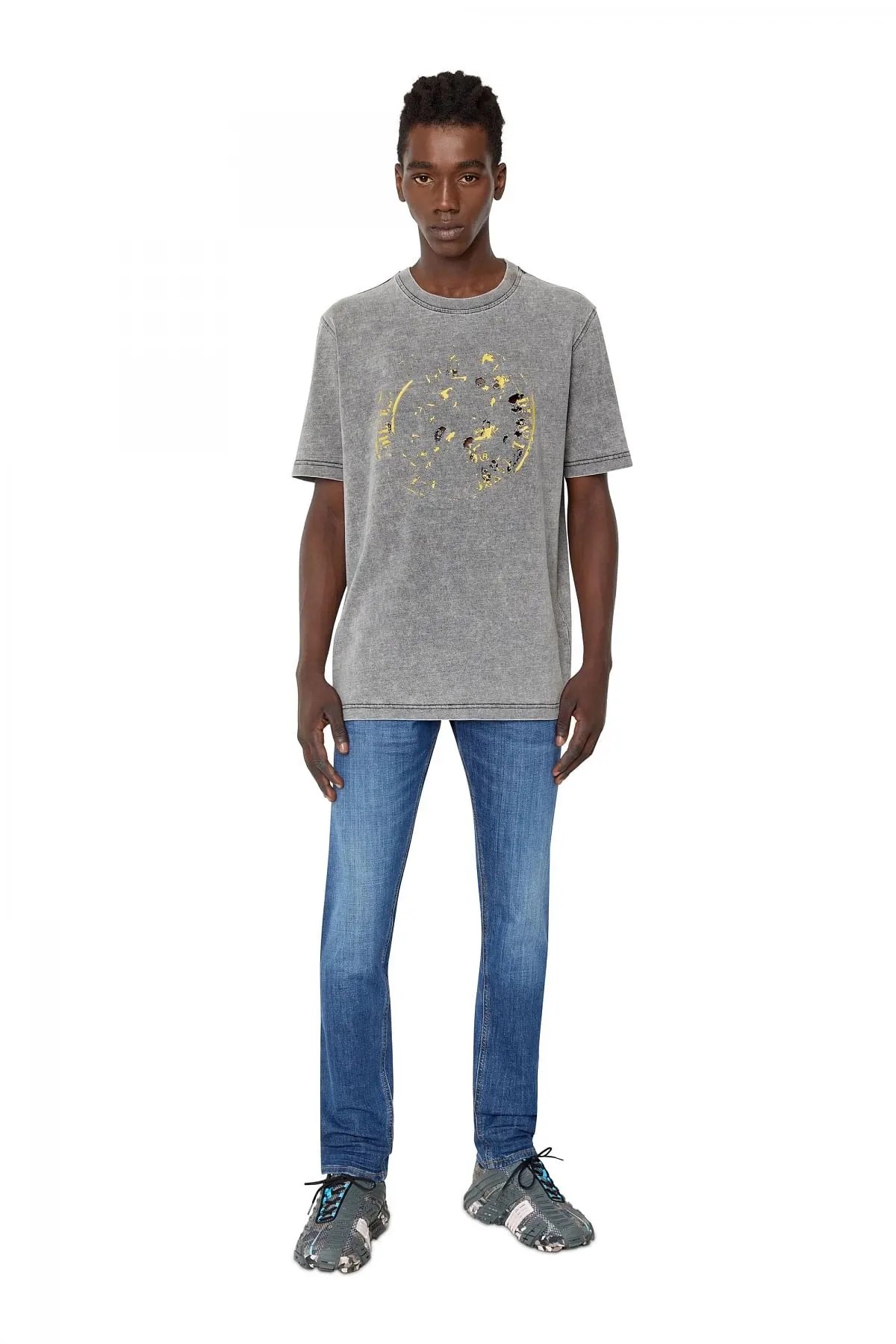 Blue Slim Jeans-D-Luster
