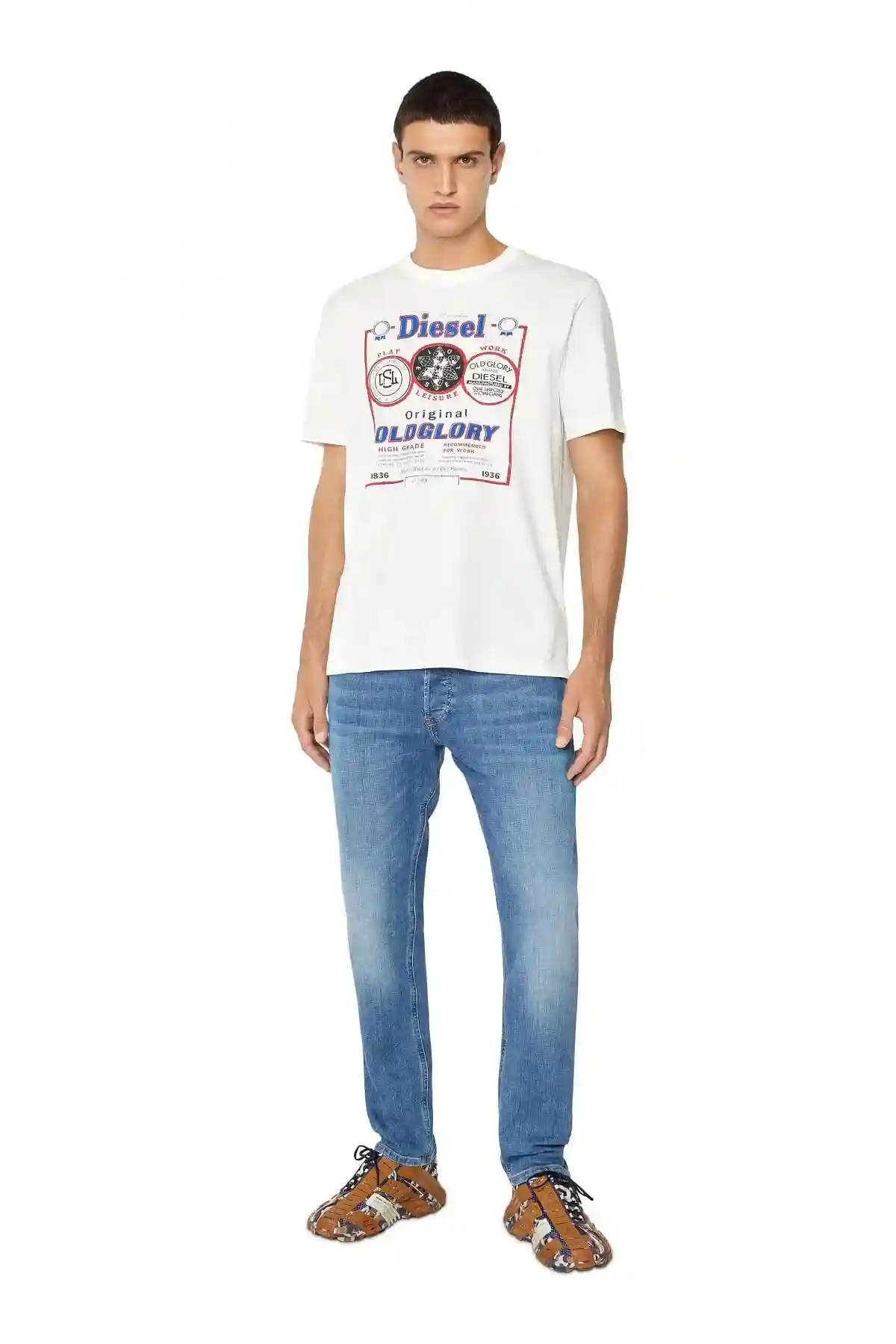 Blue Slim Jeans-D-Luster