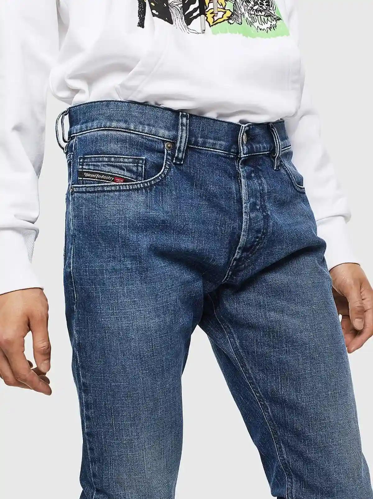 Blue Slim fit Jeans- D-Luster
