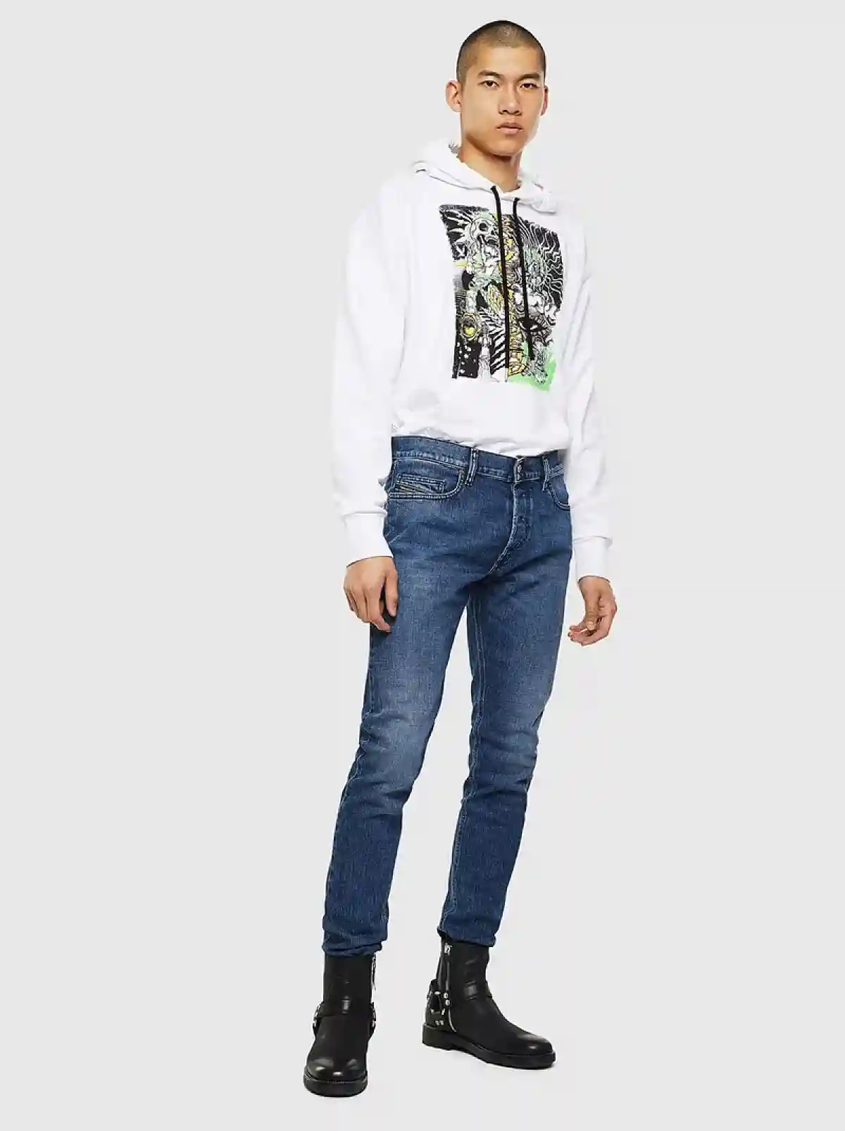 Blue Slim fit Jeans- D-Luster