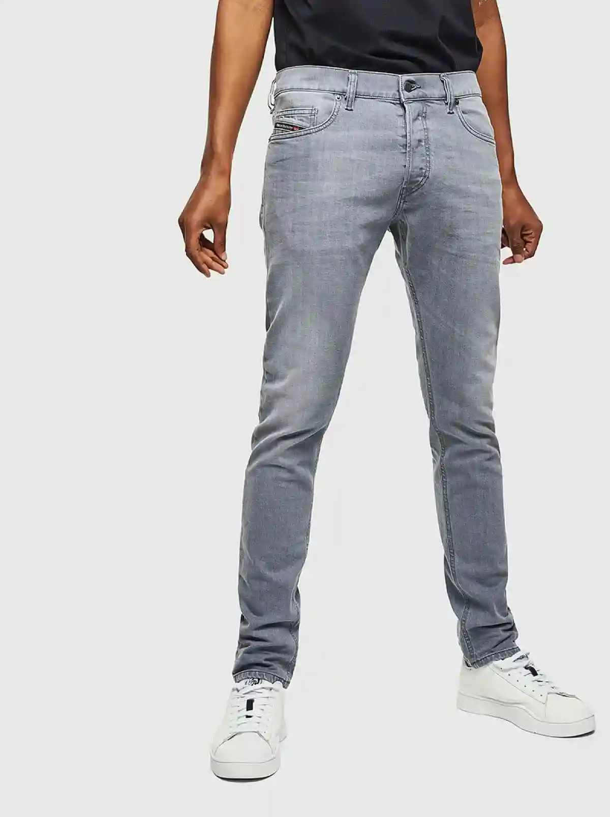 Grey Slim fit Jeans- D-Luster