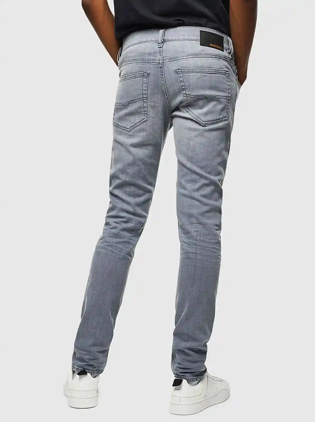 Grey Slim fit Jeans- D-Luster