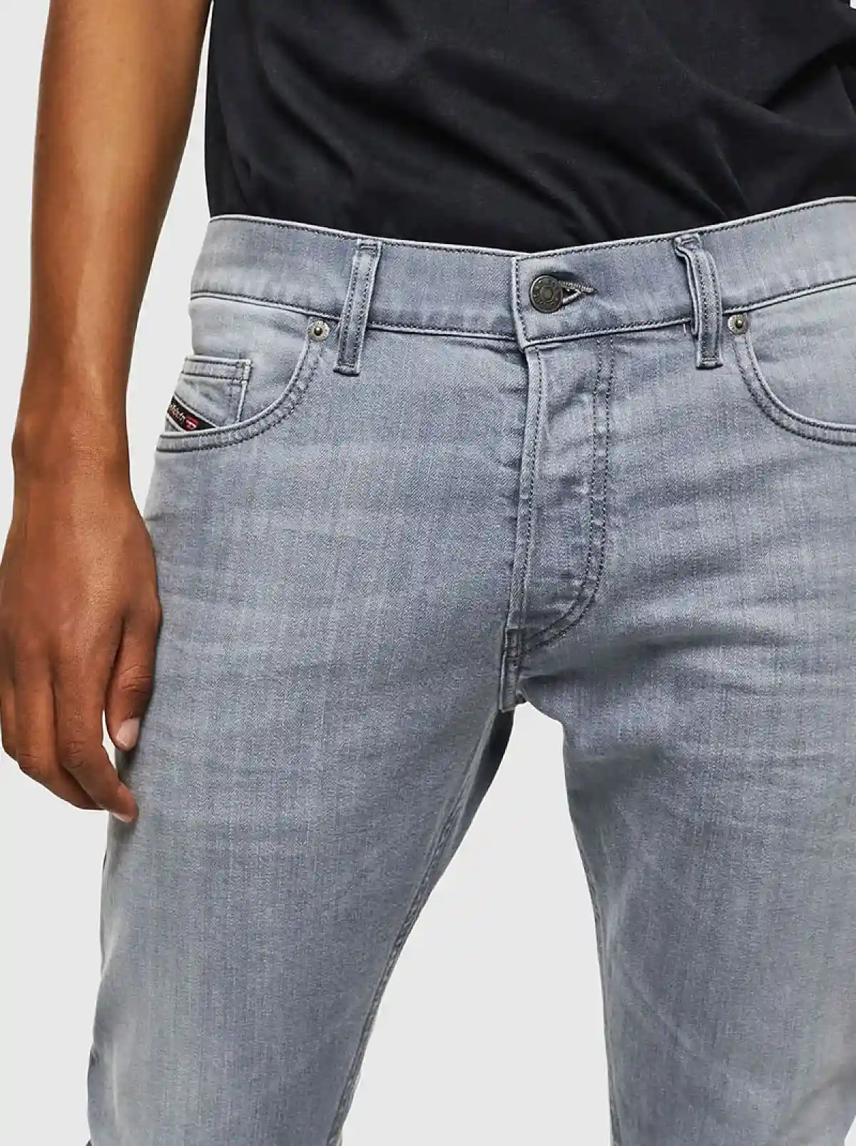 Grey Slim fit Jeans- D-Luster