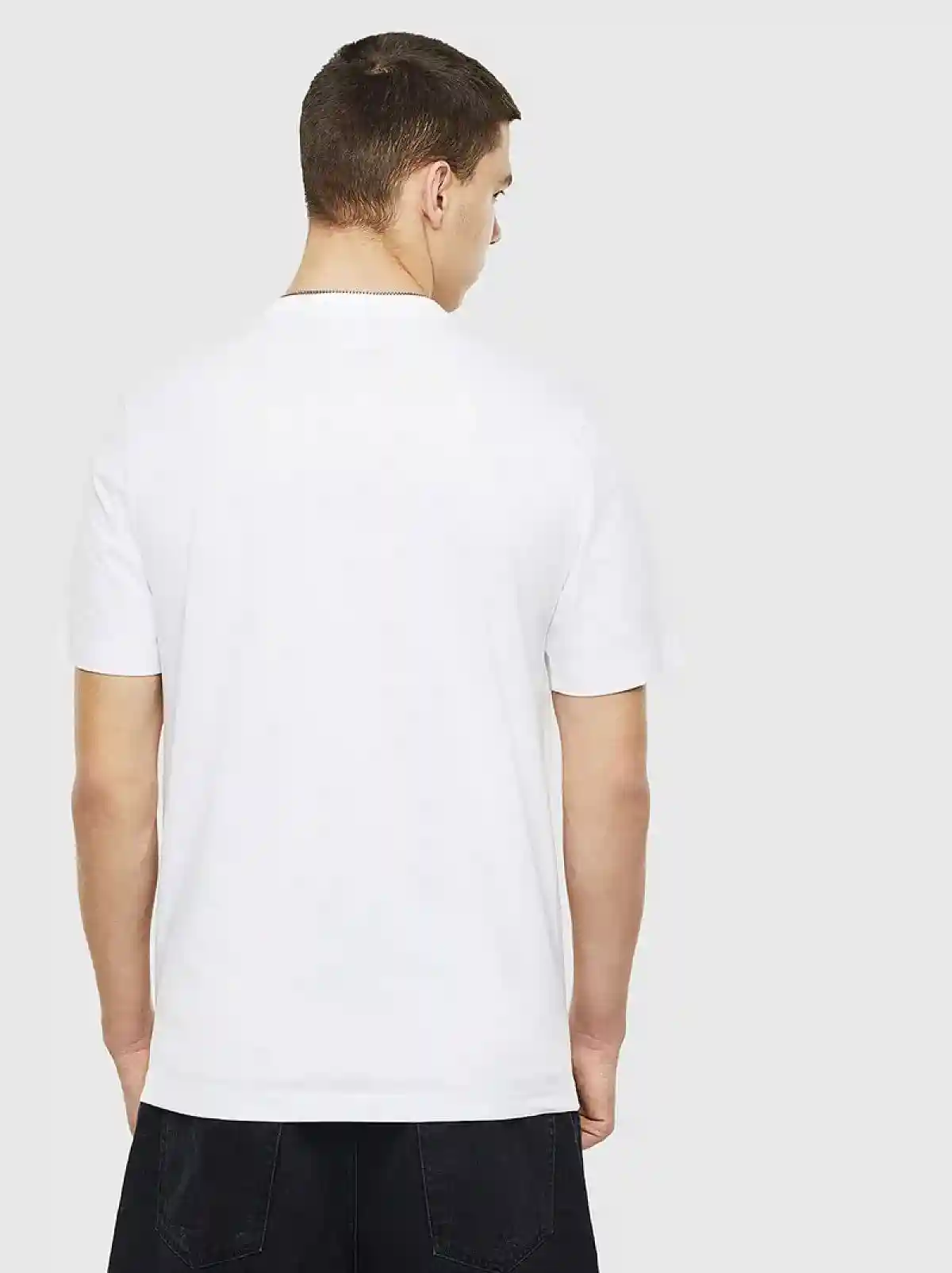 White T-shirt with walkie-talkie print