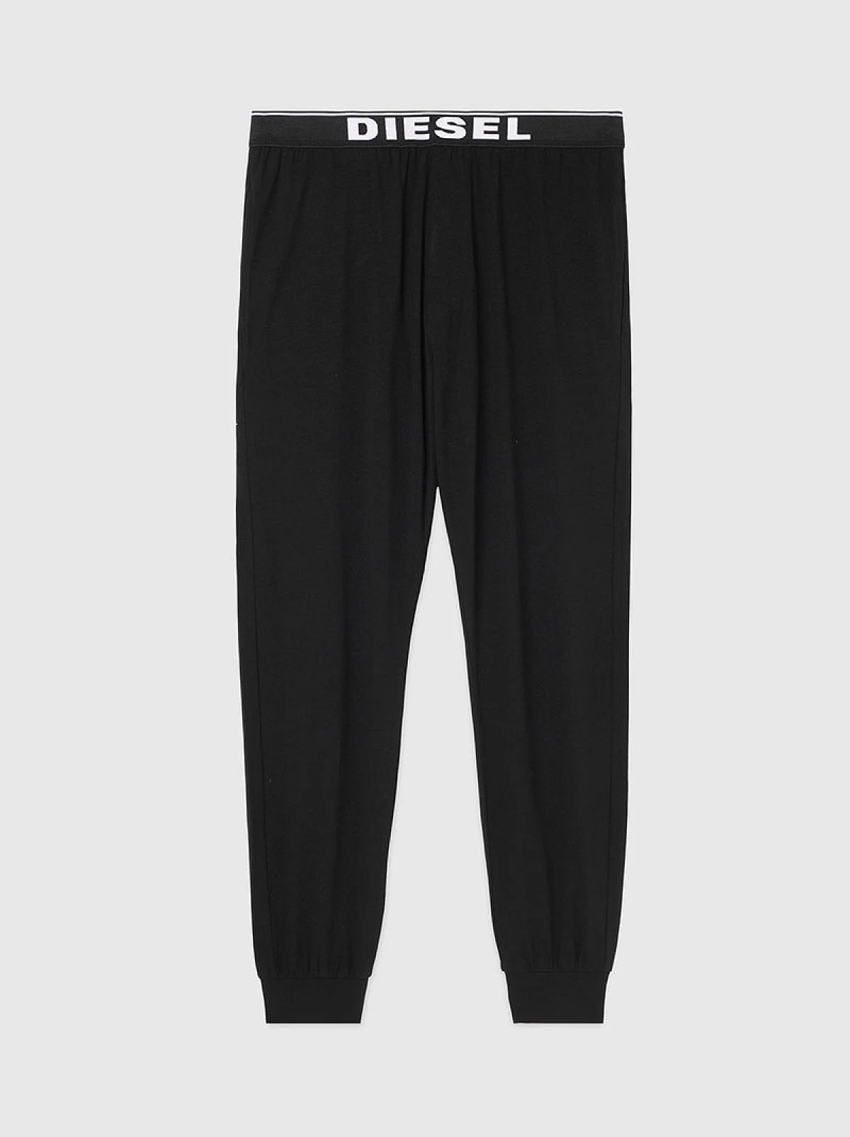 Black Pyjama pants with front logo waist