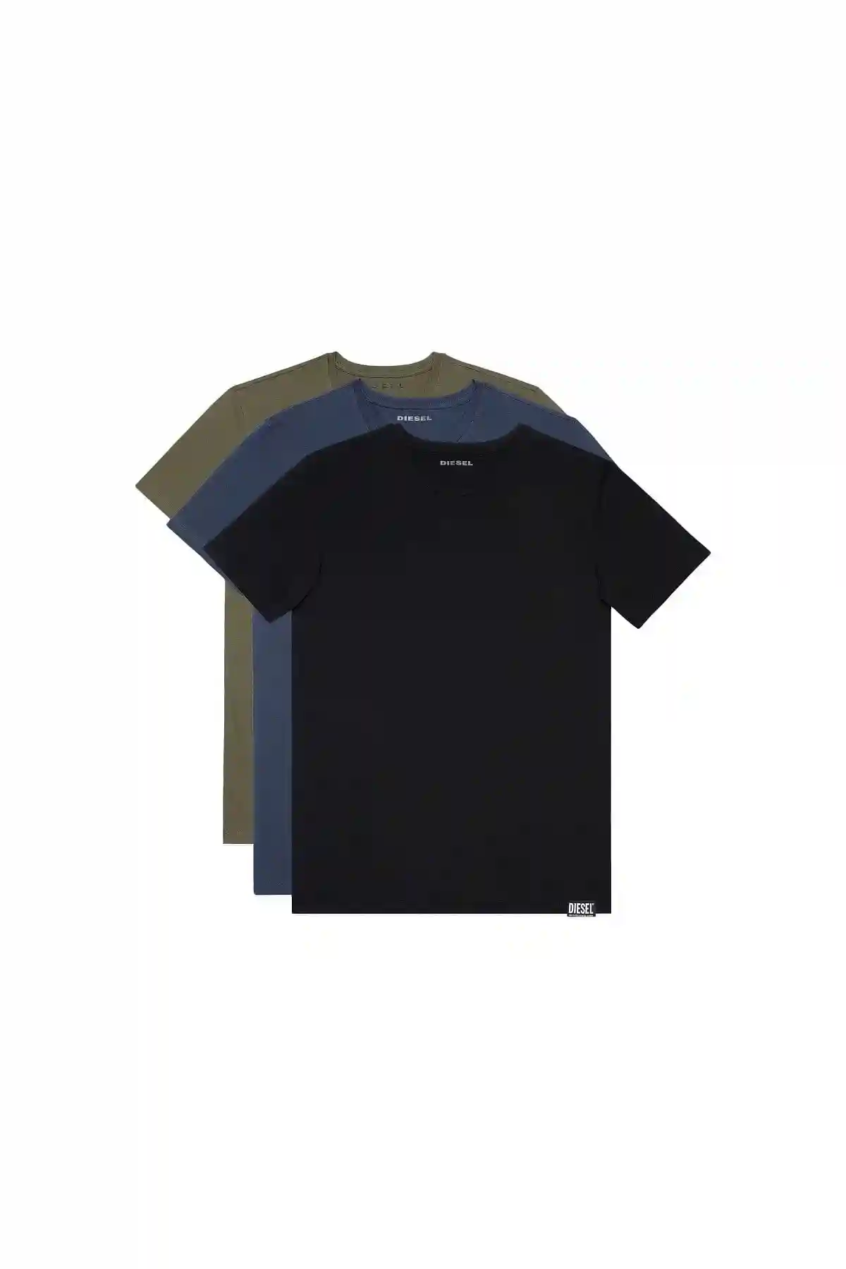 Multicolor Three-pack of stretch cotton T-shirts