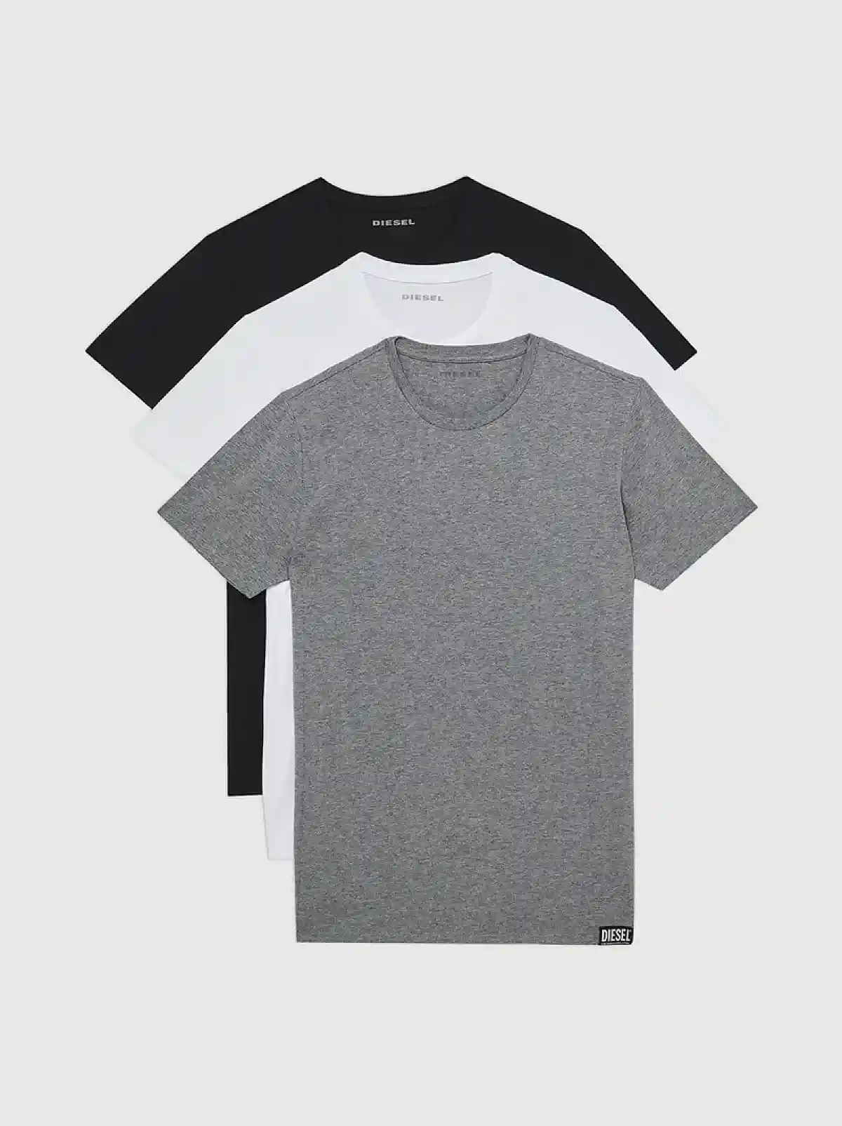 Multicolor Three-pack of stretch cotton T-shirts
